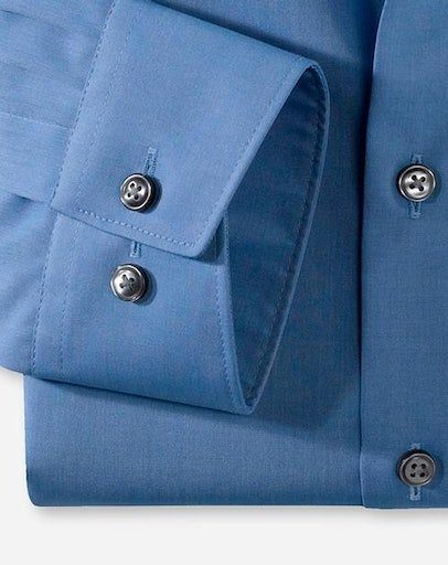 OLYMP Businessoverhemd Luxor comfort fit effen, strijkvrij, met borstzak
