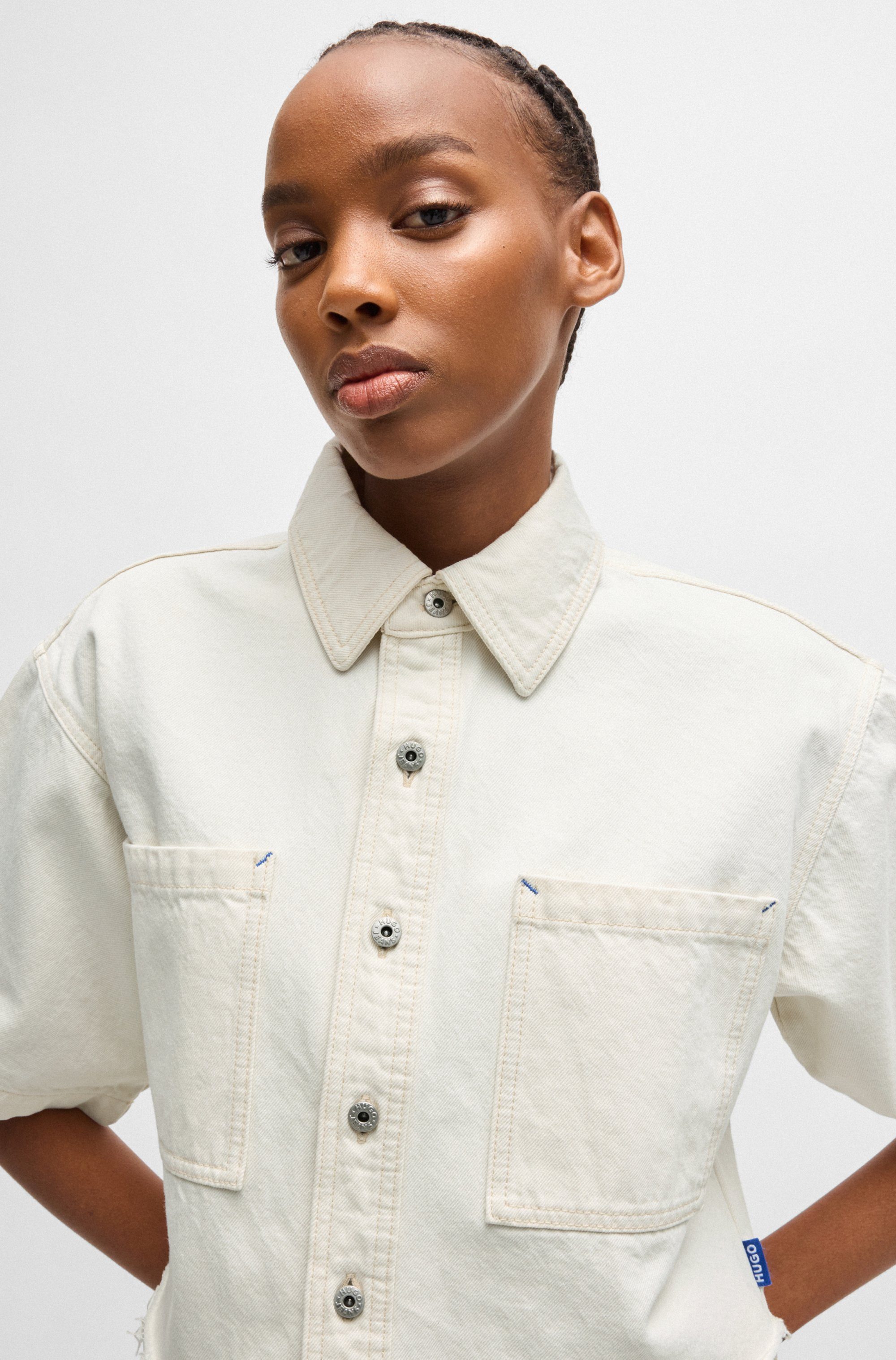 HUGO Blue Jeans blouse