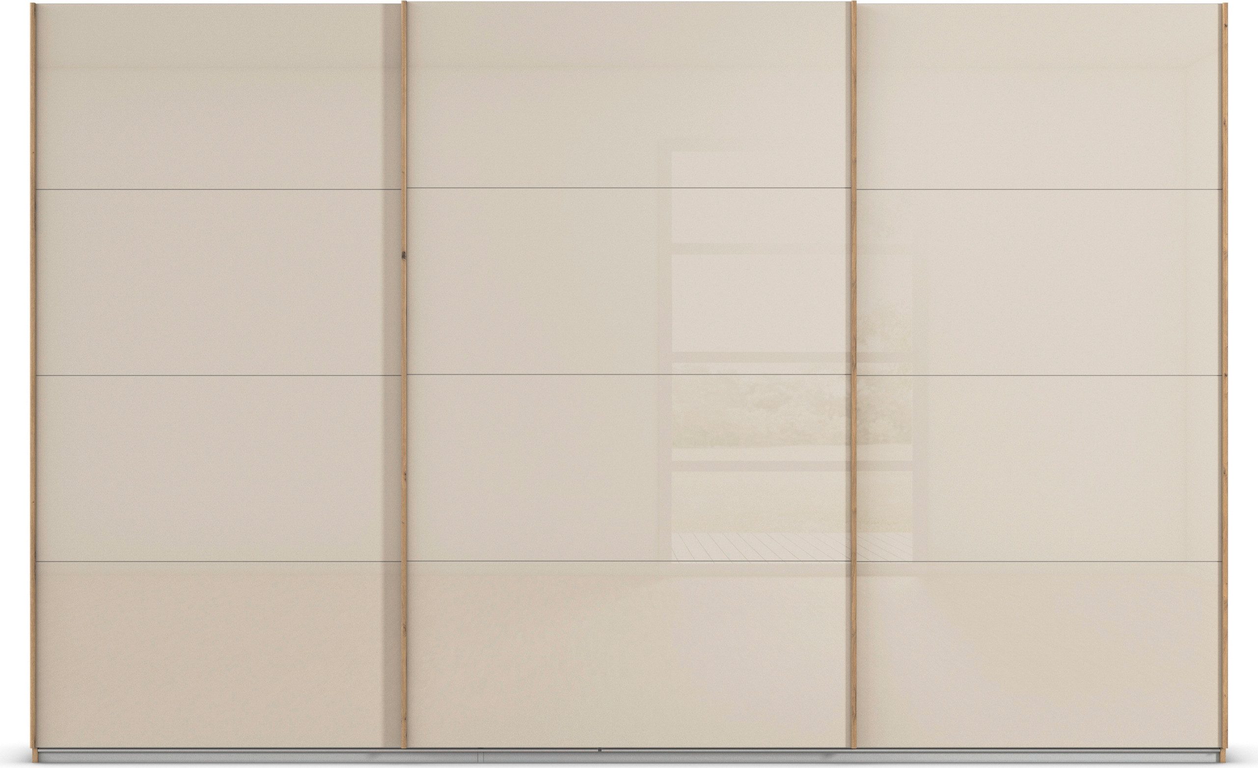 rauch Schuifdeurkast Kledingkast Kast Garderobe AGORDO met Glasfront doordachte binnenuitrusting, in 4 breedtes en 2 hoogtes made in germany