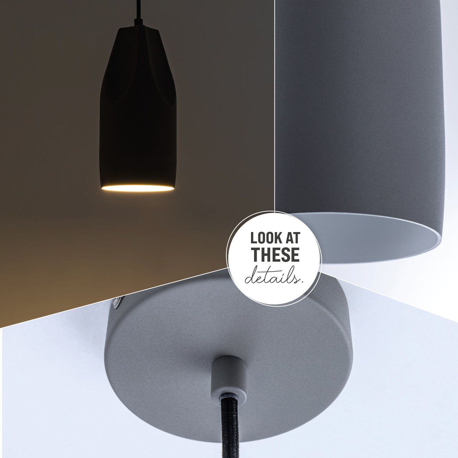 Paco Home Hanglamp HURLEY I Hanglamp eetkamer keukenlamp hangend Eettafellamp binnenin in goudkleur