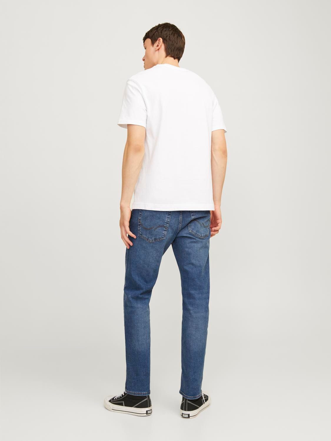 Jack & Jones Comfort fit jeans JJIMIKE JJORIGINAL SQ 223 Stonewashed voor een used-look met vervaagde effecten
