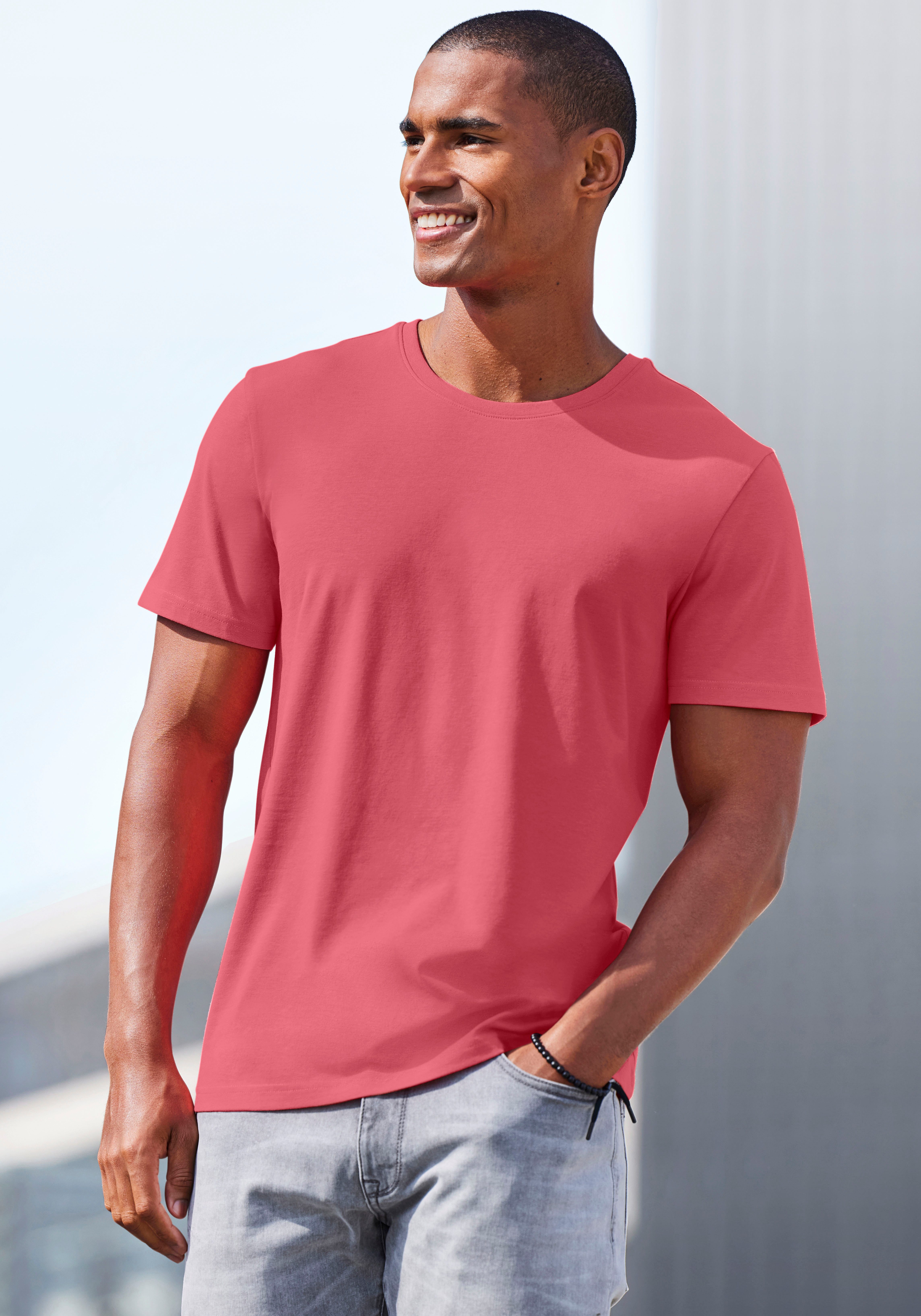 AUTHENTIC LE JOGGER T-shirt Vrijetijdsshirt van 100% katoen (set, 2)