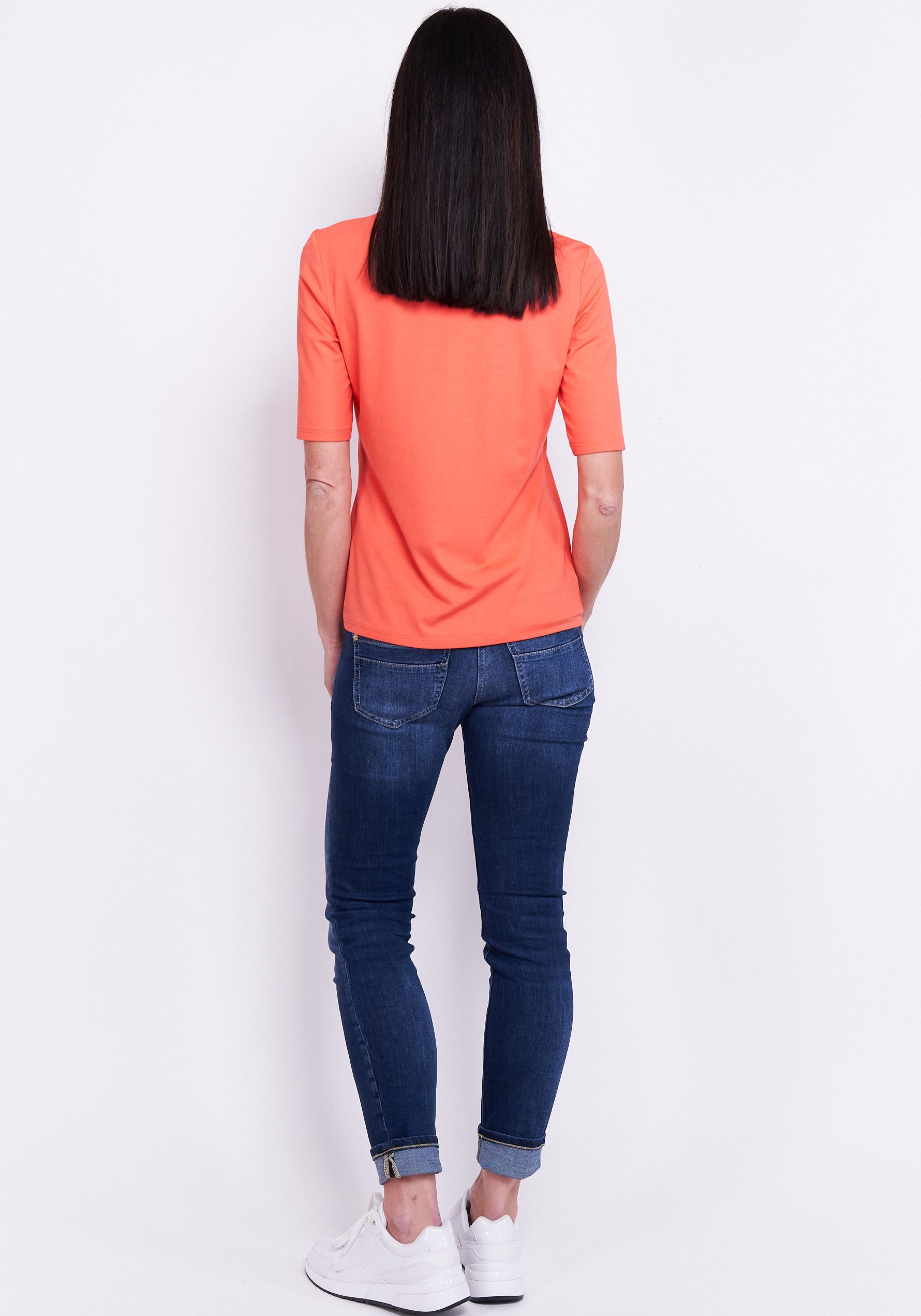 Seidel Moden T-shirt met ronde hals, made in germany