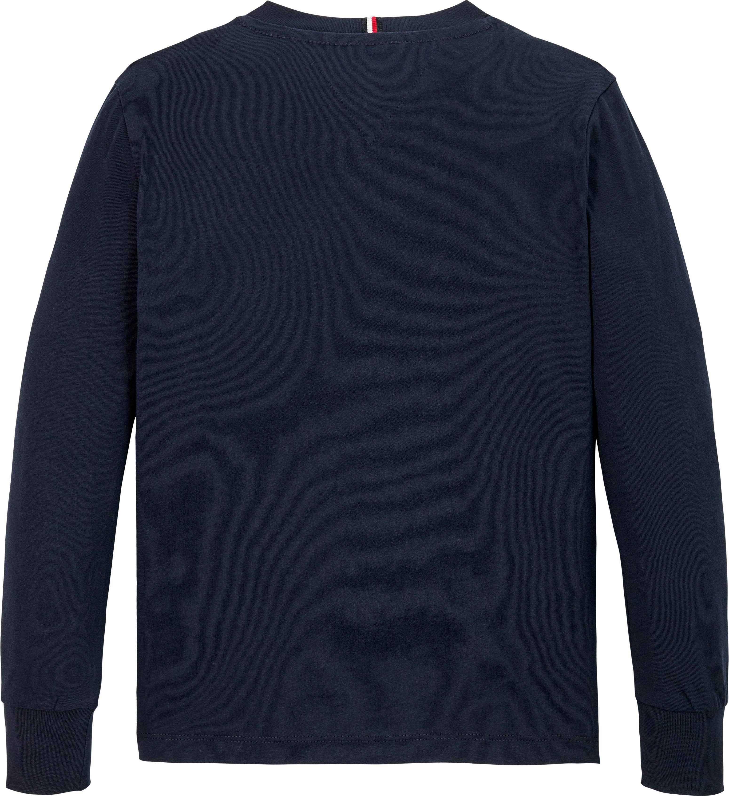 Tommy Hilfiger Shirt met lange mouwen met logo op borsthoogte
