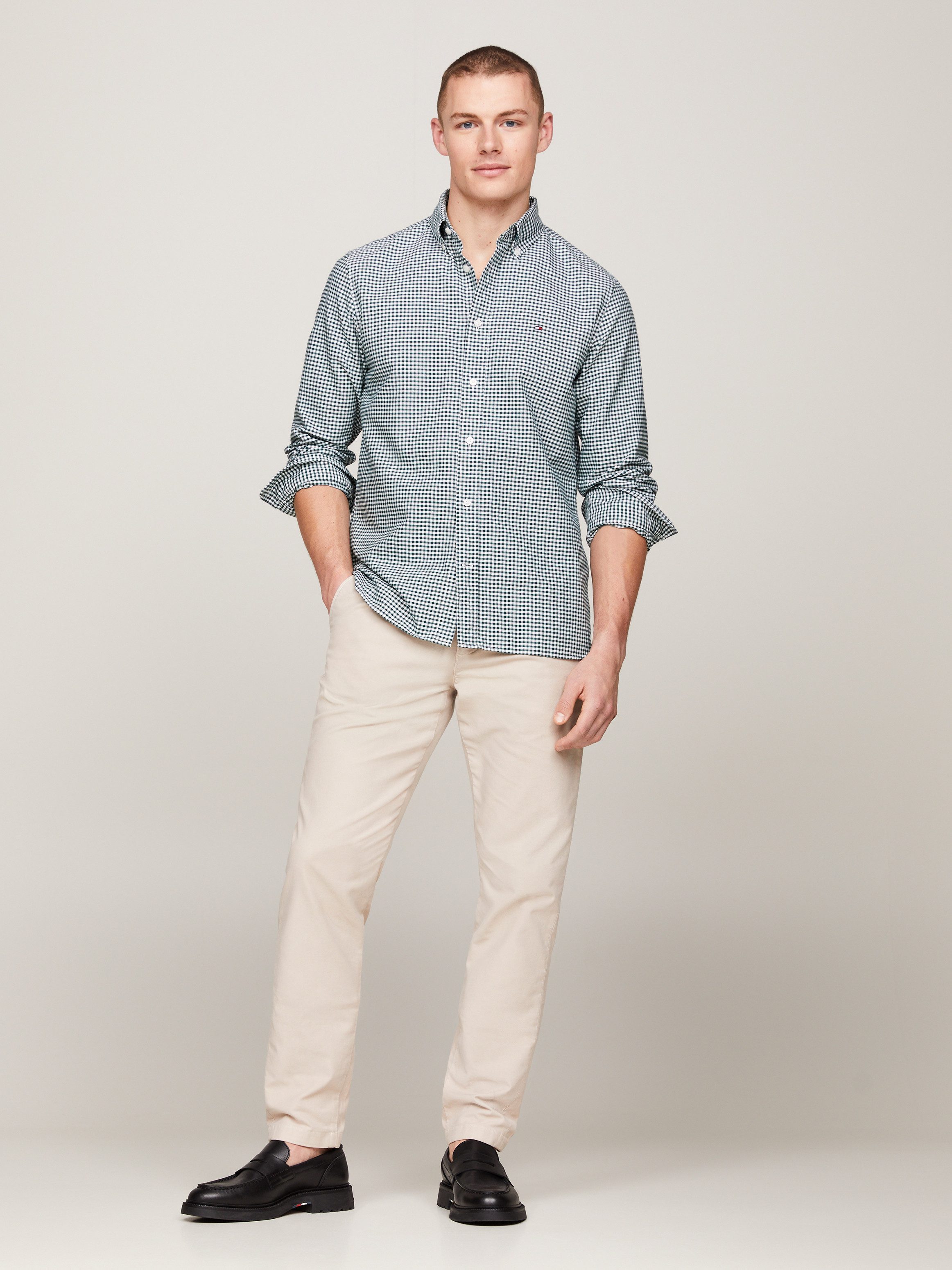 Tommy Hilfiger Overhemd met lange mouwen HERITAGE OXFORD GINGHAM RF SHIRT