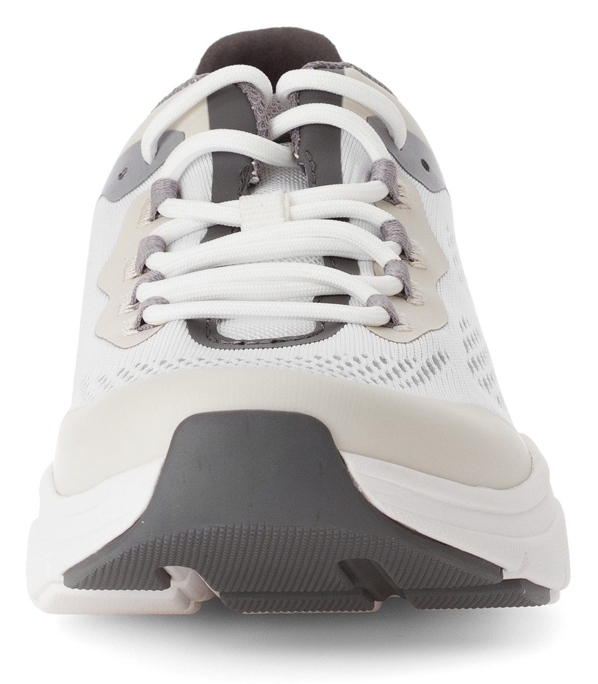 Gabor Rollingsoft Sneakers met sleehak , vrijetijdsschoen, lage schoen, veterschoen met contrastafwerkingen, breedte g