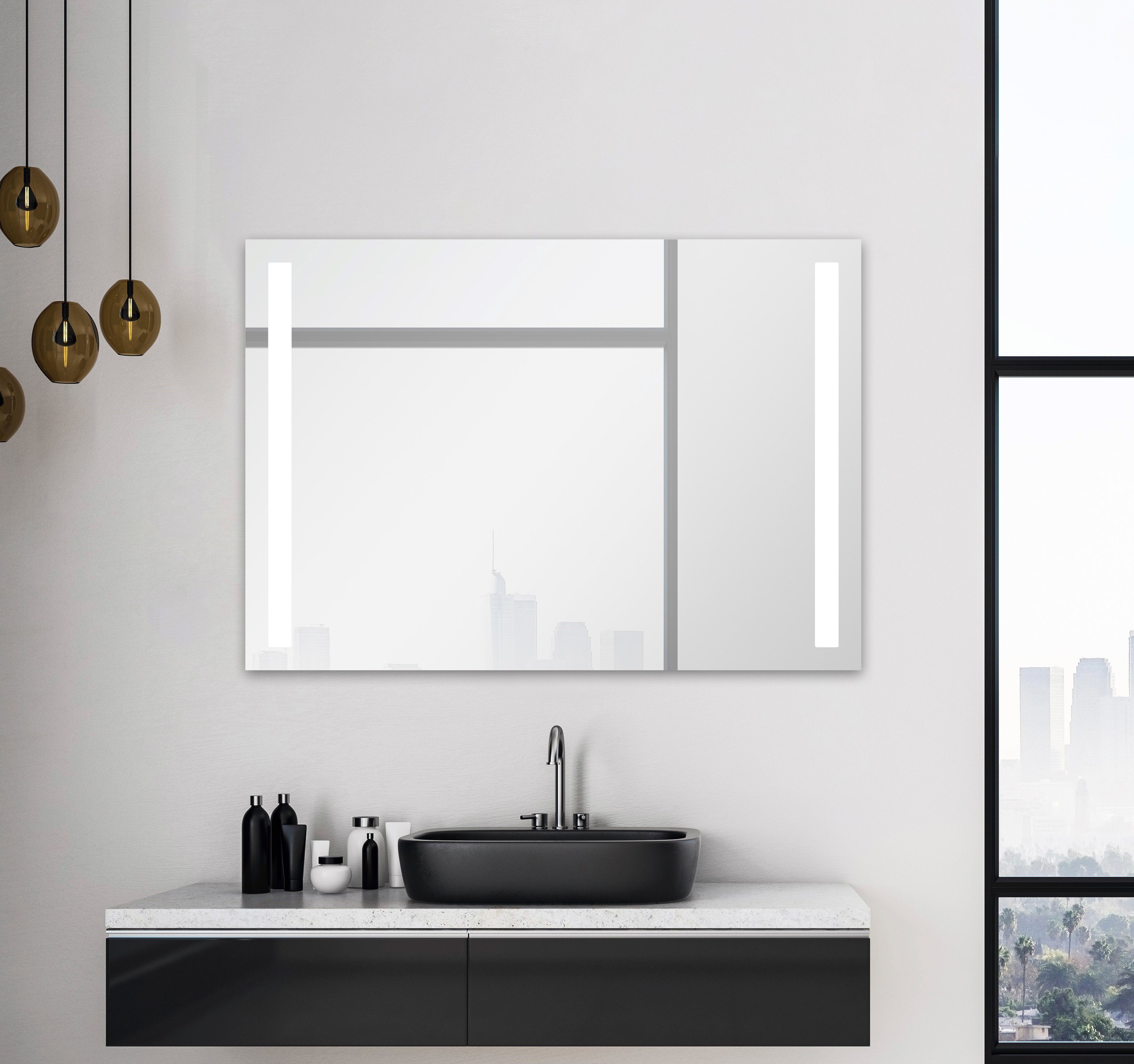 Talos Badspiegel Light spiegels & verlichting zilver
