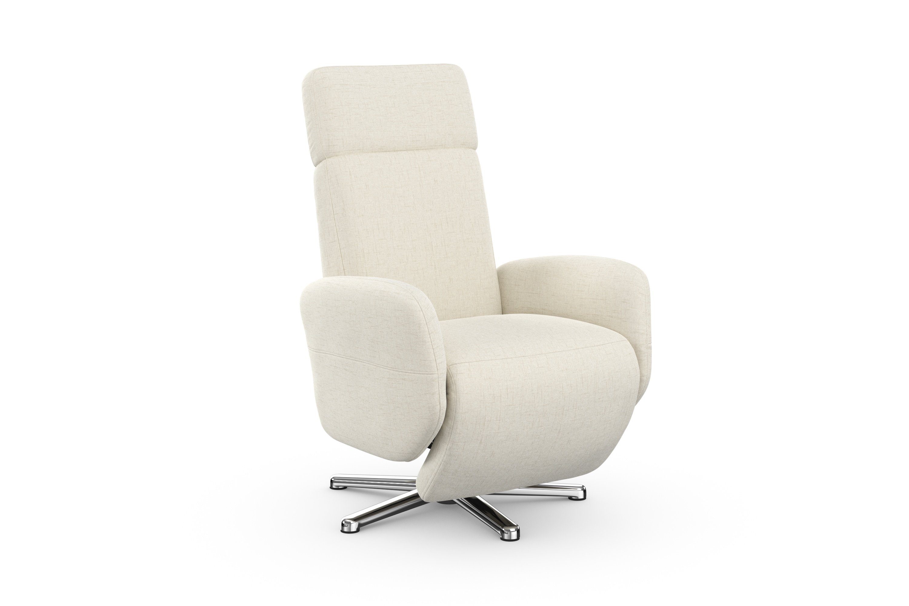 sit&more Relaxfauteuil Grenoble, incl. hoofdsteunverstelling en bekabelde afstandsbediening