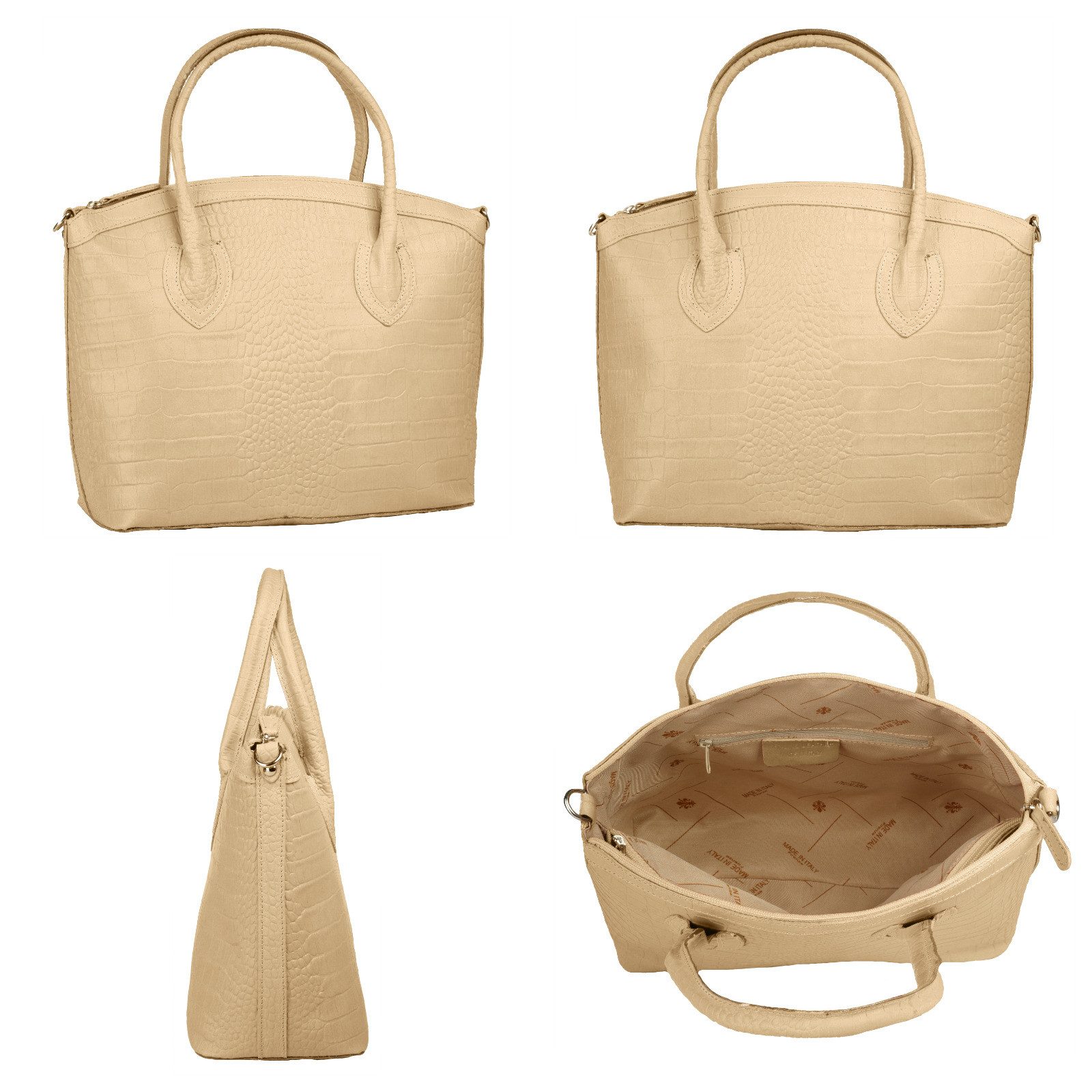 Cluty Tas echt leer, made in italy