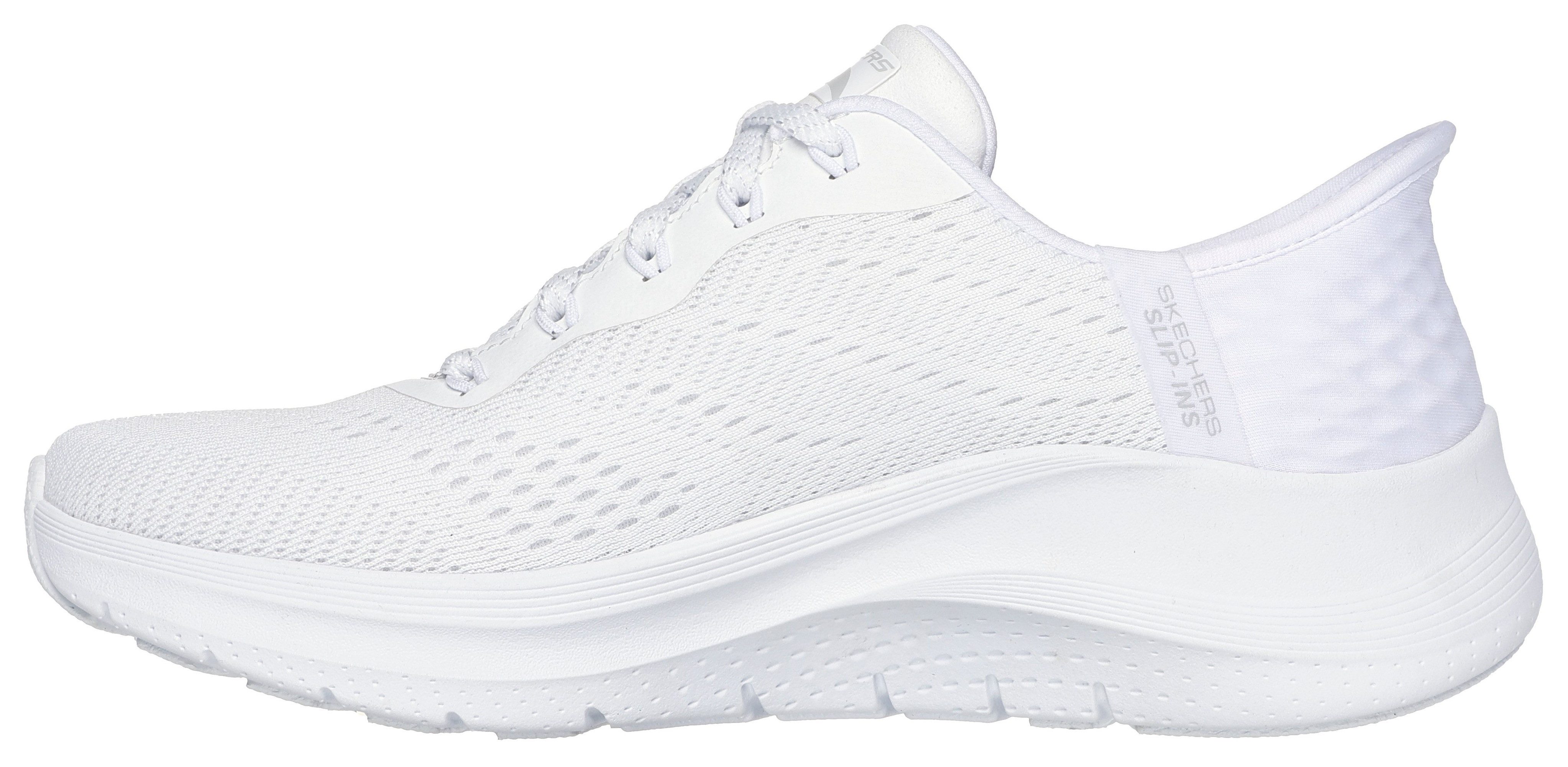 Skechers Slip-on sneakers ARCH FIT 2.0-EASY CHIC , instapschoen, vegan met elastische bungee veters
