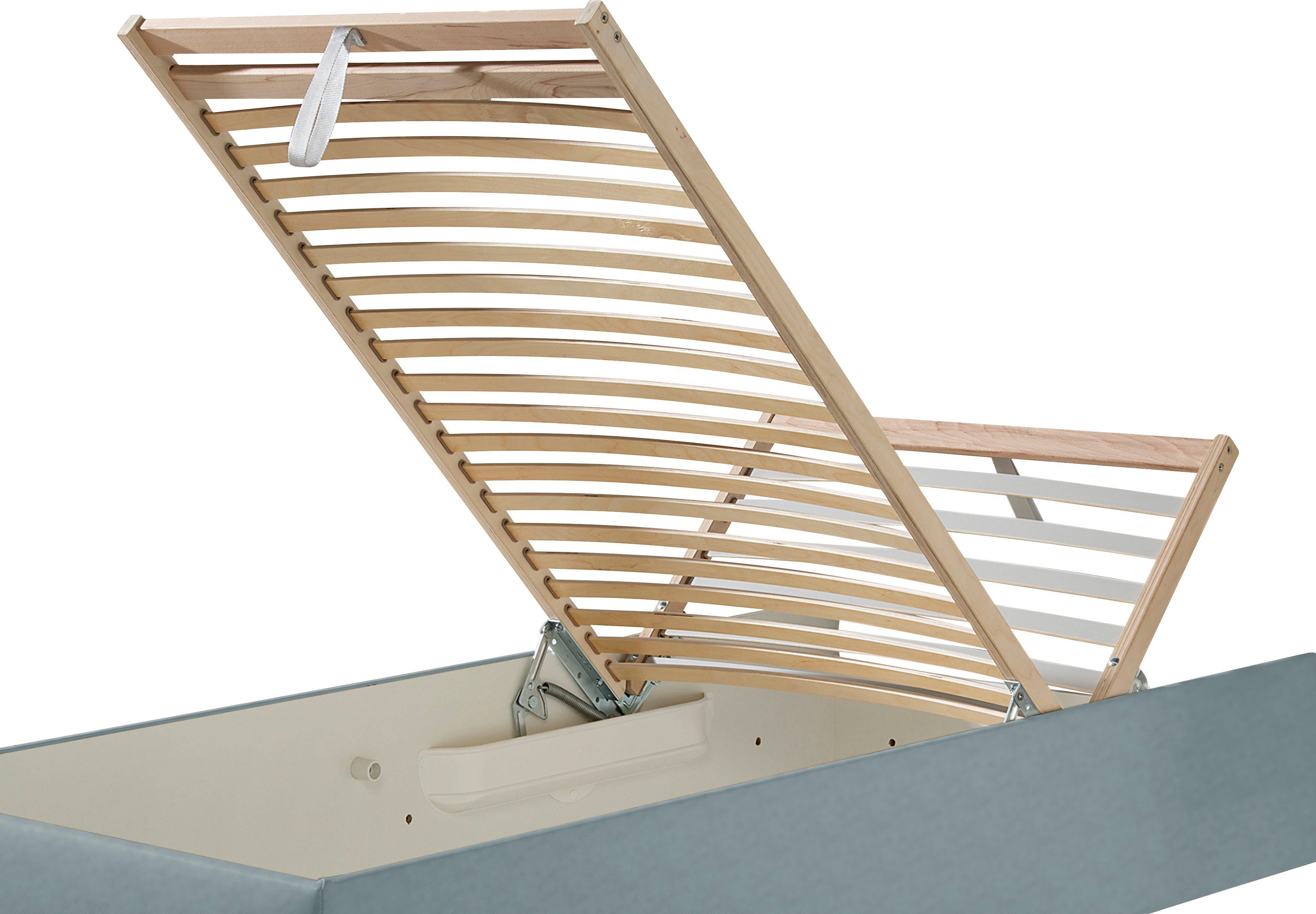 Maintal Gestoffeerd bed Mison met of zonder matras bonell-, koudschuim-, pocketveringskern matras