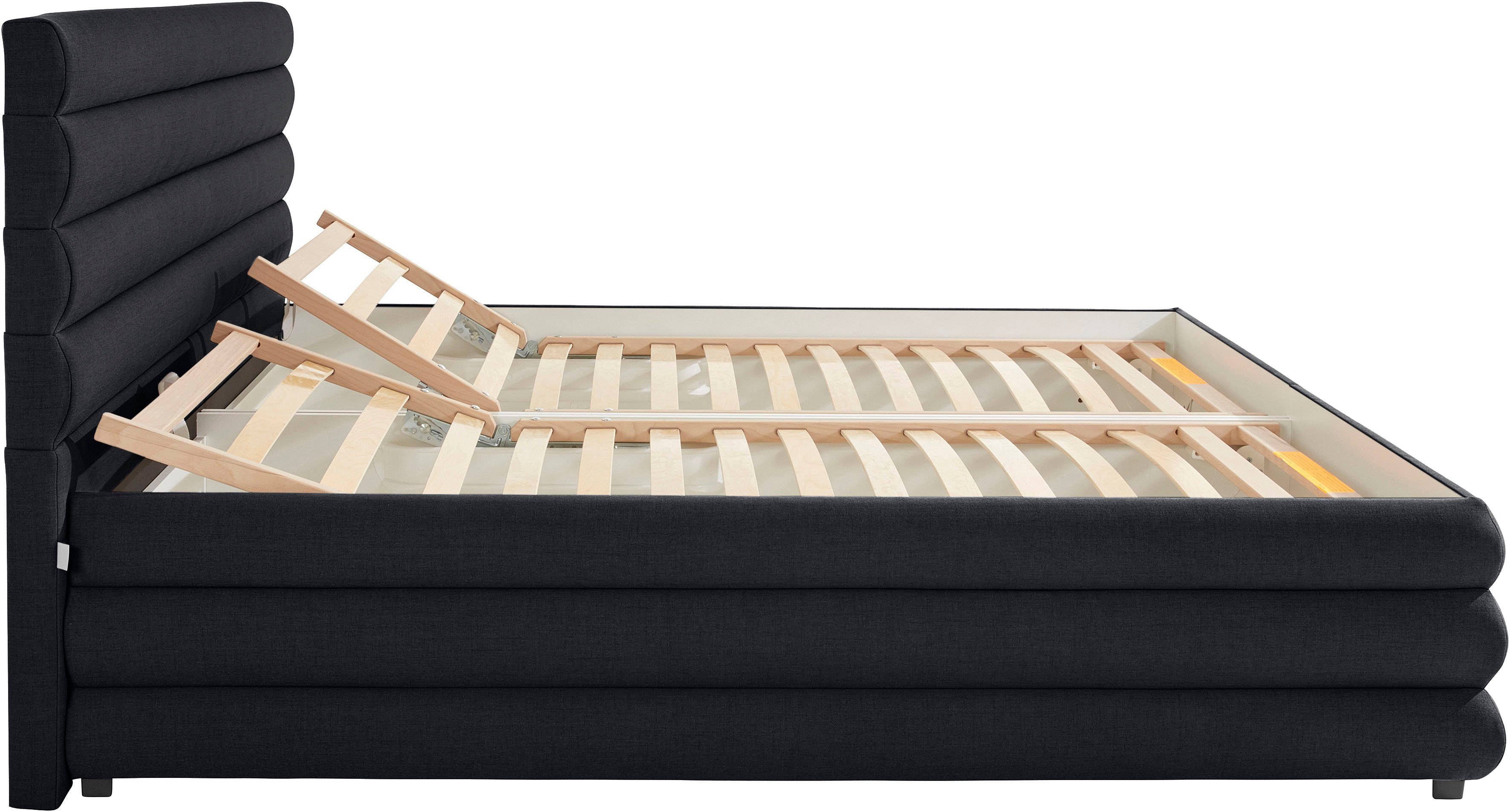LeGer Home by Lena Gercke Gestoffeerd bed Maylis naar keuze met en zonder matras en lattenbodem, ook in 200 cm breedte
