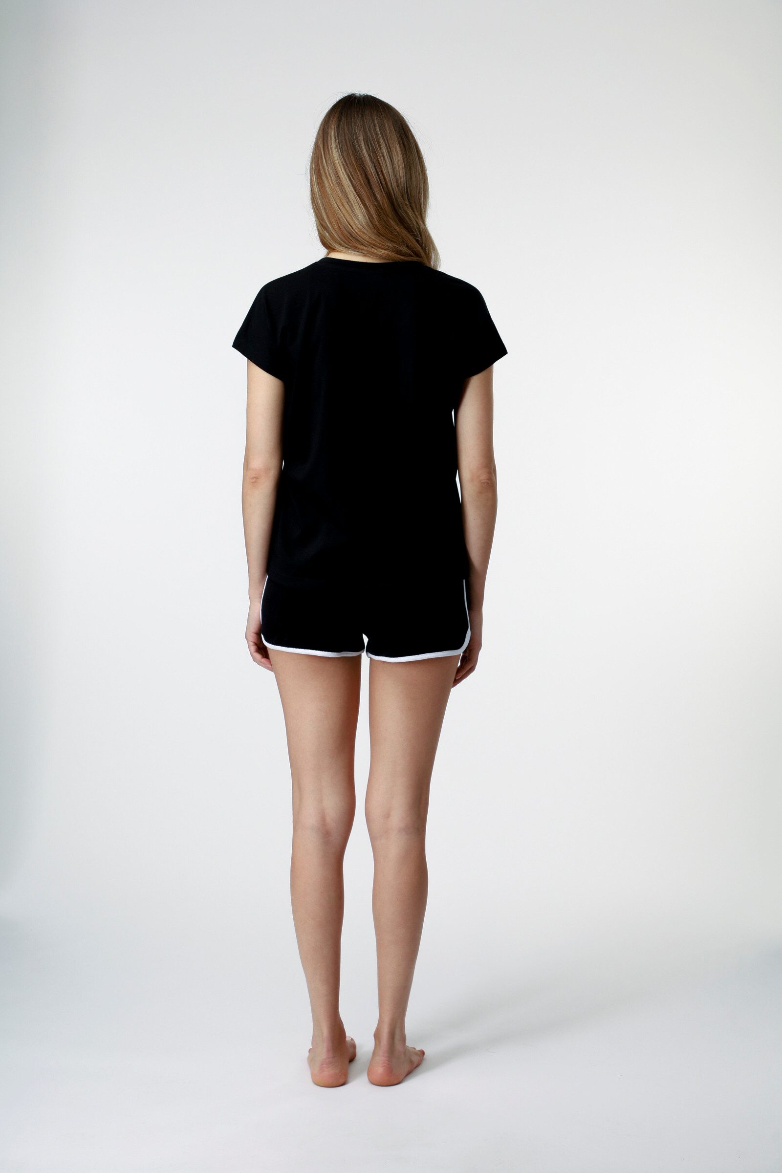 Fila Shortama WOMAN JERSEY TOP + TERRY SPONGE SHORTS PYJAMAS (2-delig)