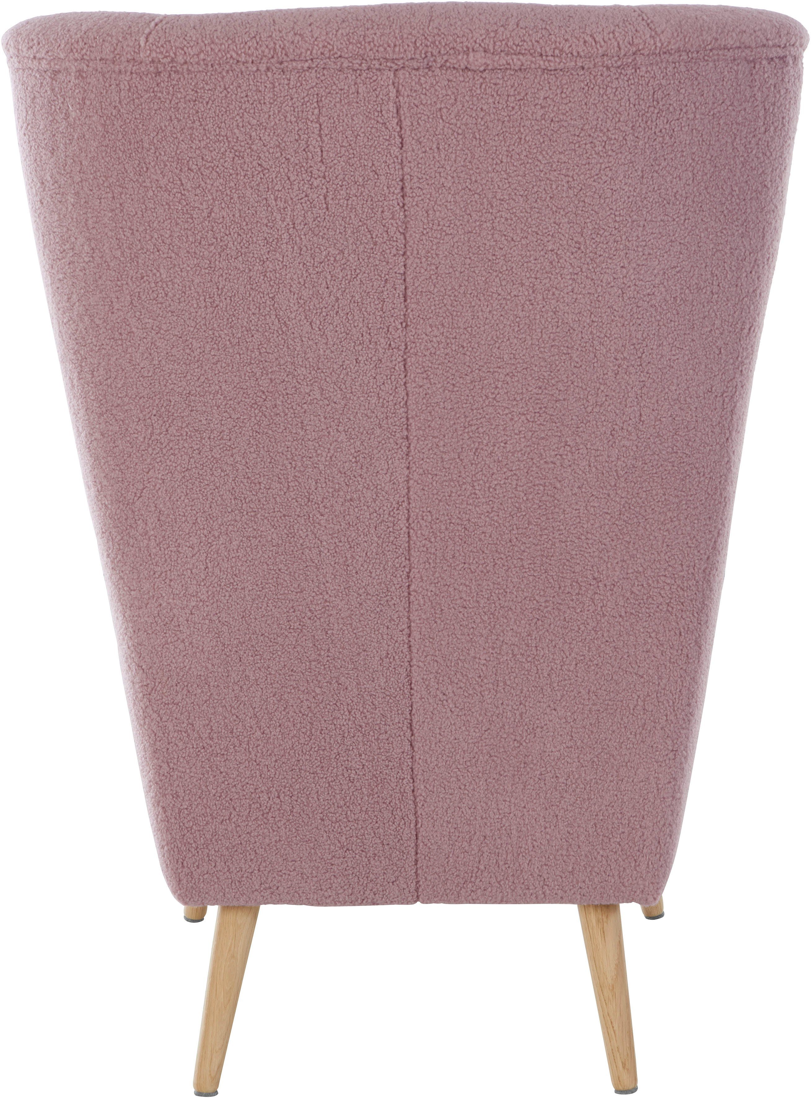 Home affaire Fauteuil Sallito, oorfauteuil, TV-stoel voor woonkamer, ook in velours cord