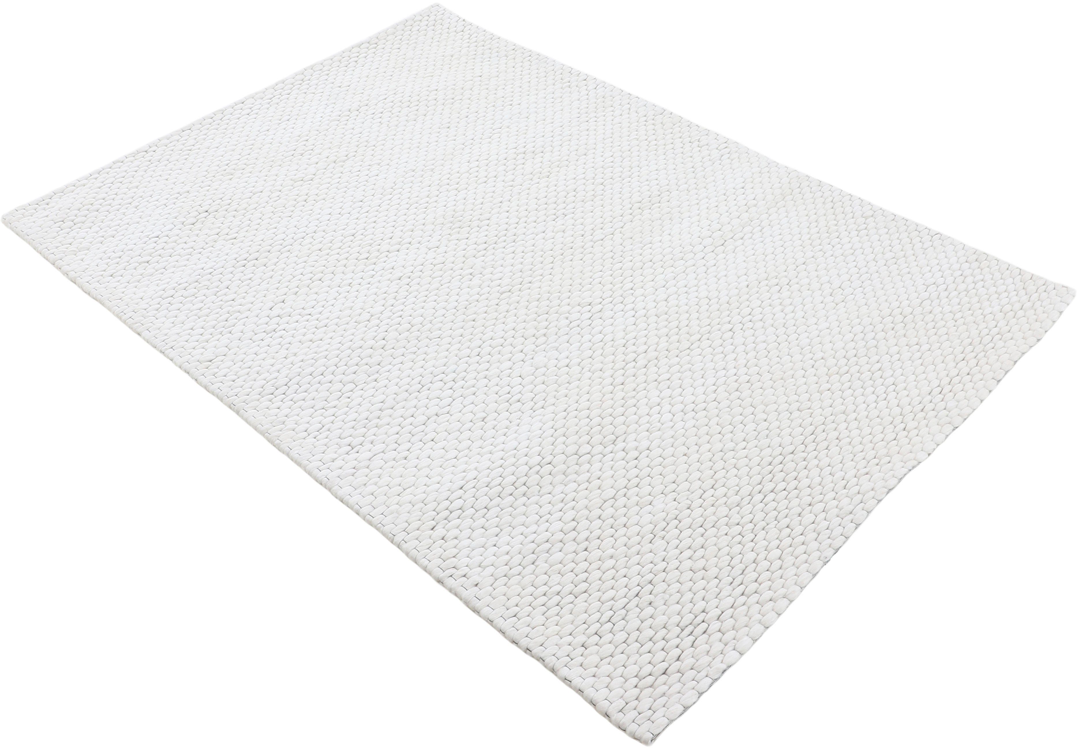 carpetfine Wollen kleed Sina Handgeweven tapijt, 100% wol, gemêleerd, handgeweven, zacht & knuffelig