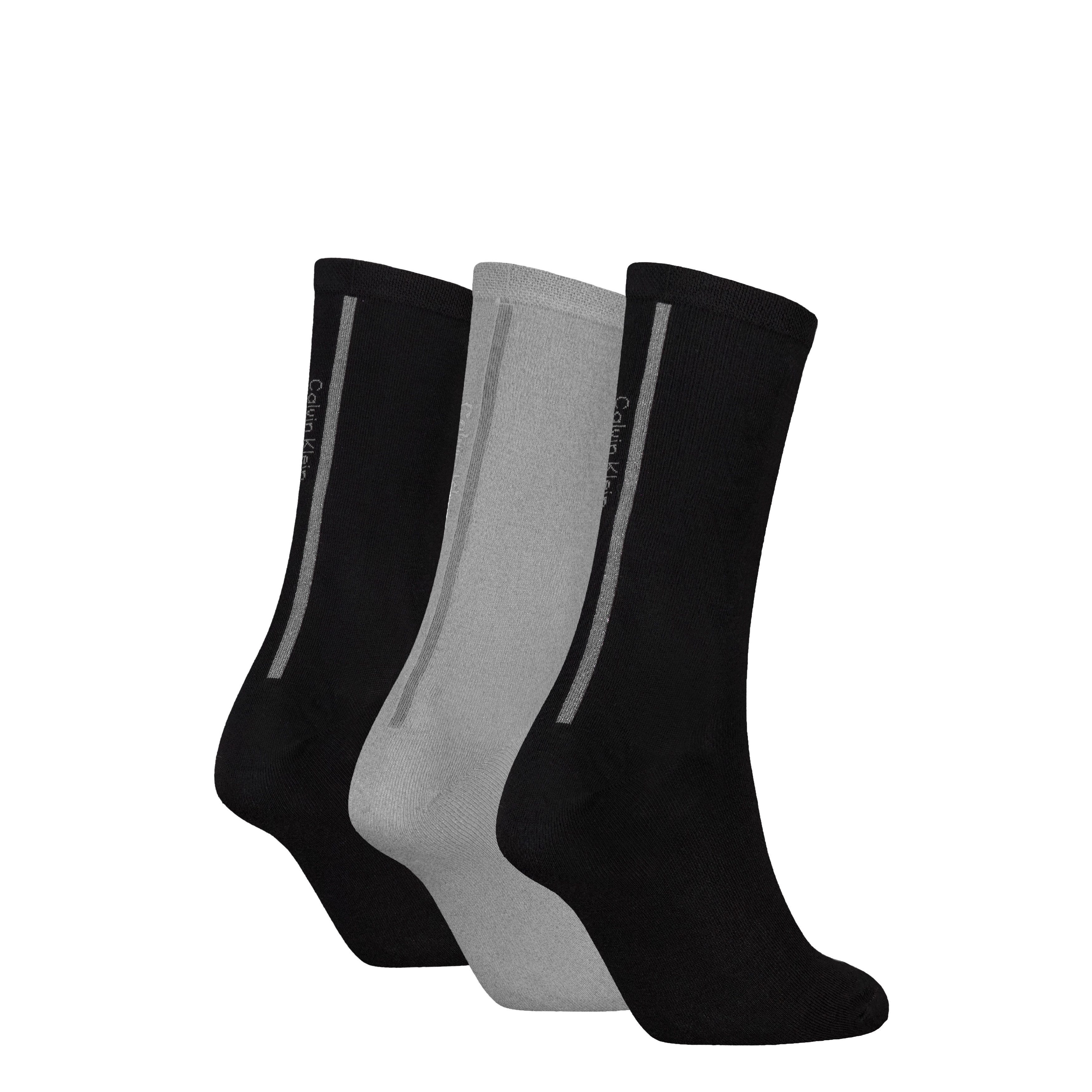 Calvin Klein Sokken CK WOMEN SOCK 3P GIFTBOX LUREX STRIPE (Set van 3)