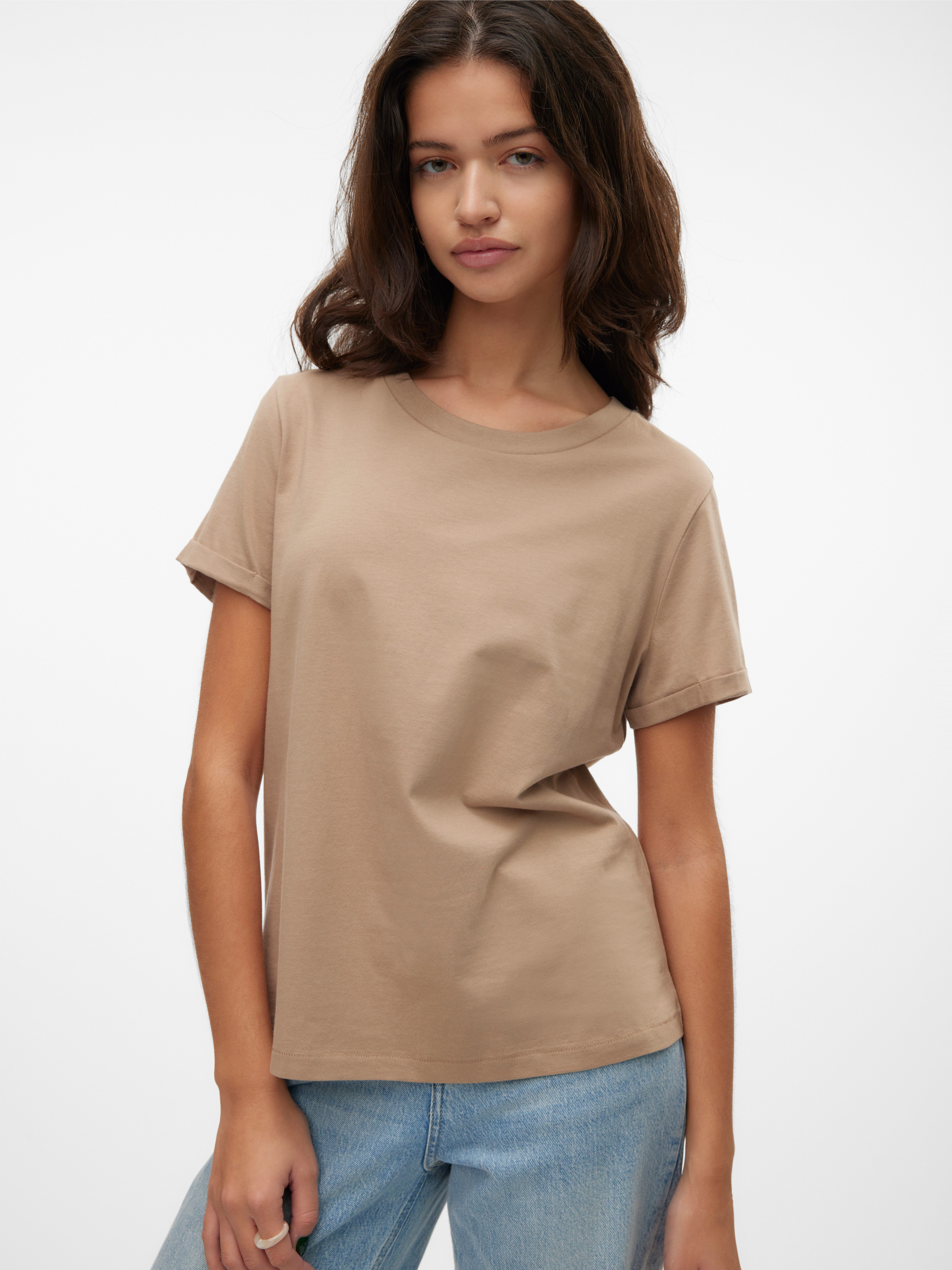 Vero Moda Shirt met korte mouwen VMPAULA S/S T-SHIRT NOOS