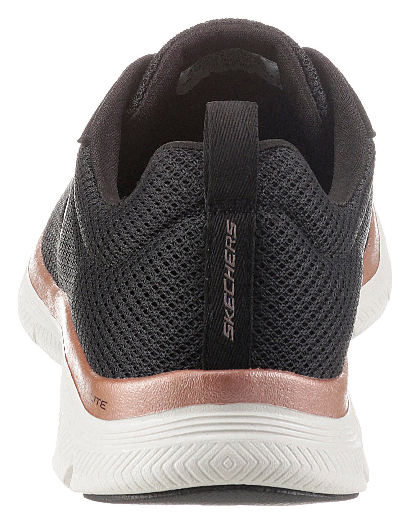 Skechers Sneakers FLEX APPEAL 4.0 BRILLINAT VIEW Vrijetijdsschoen, lage schoen, veterschoen met Air Cooled Memory Foam