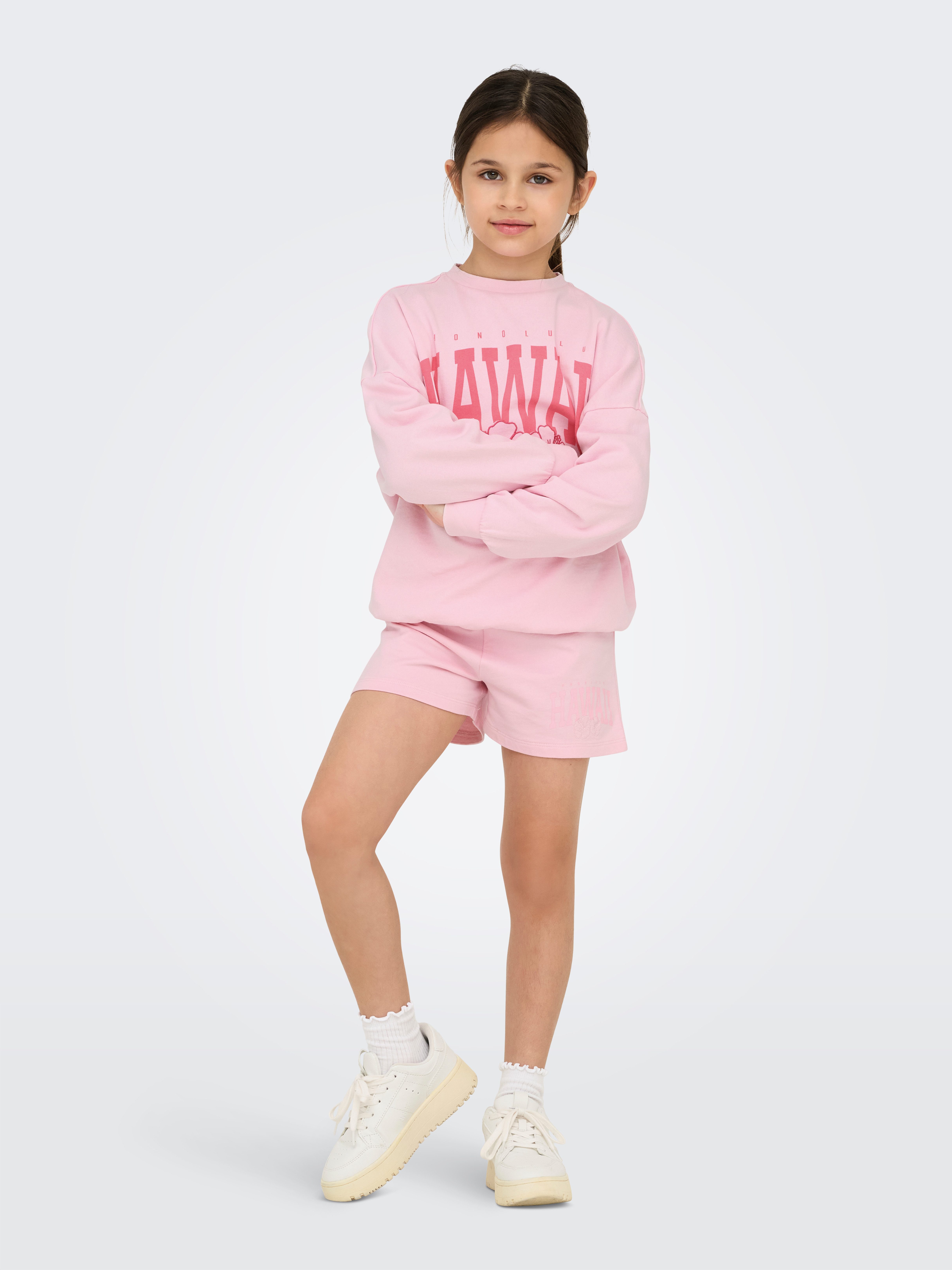 KIDS ONLY Sweatshirt KOGANABELL LIFE L/S OVZ PRINTED CREW SWT