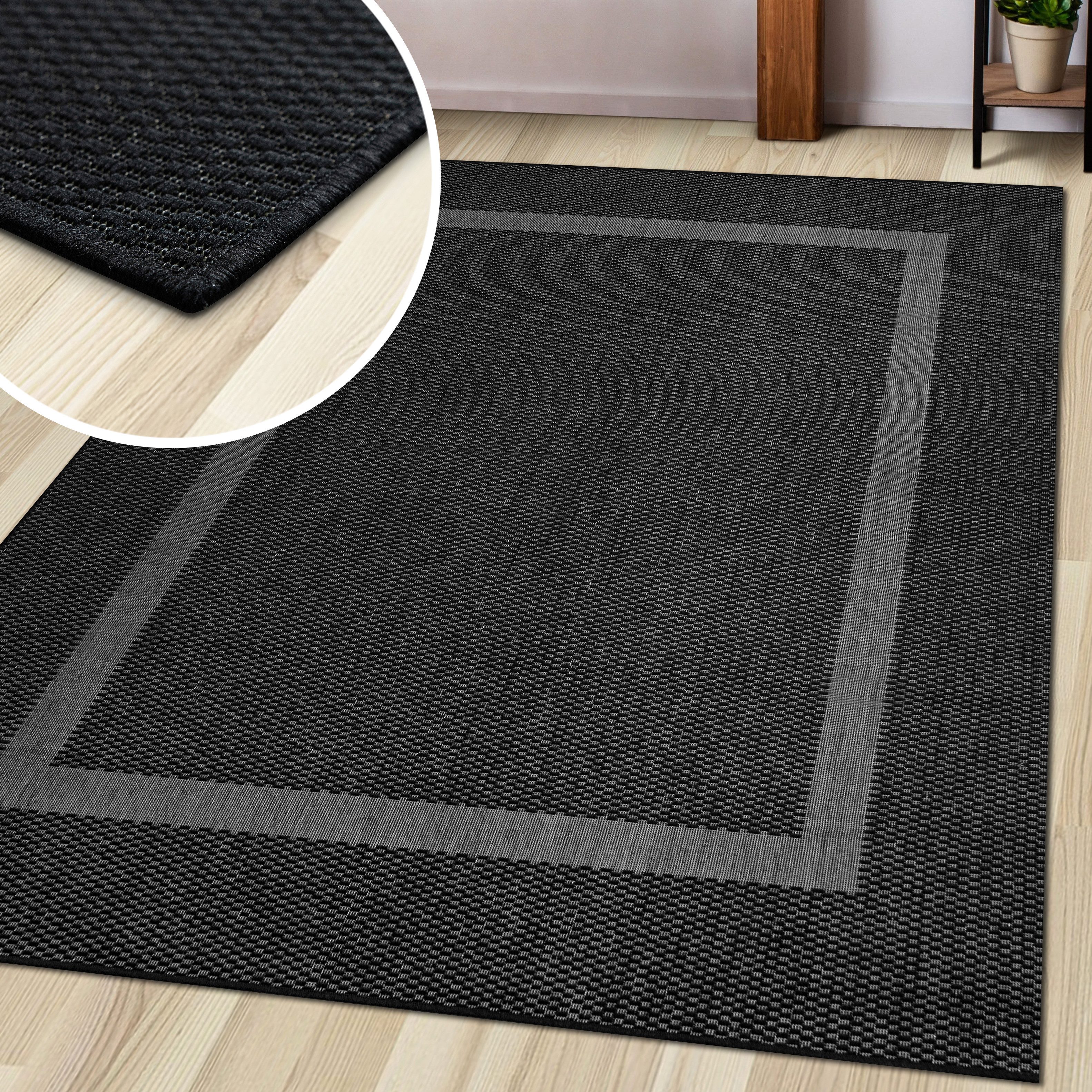 my home Vloerkleed Venetië rand is ook als loper verkrijgbaar Geschikt voor binnen en buiten, sisal-look, weerbestendig & uv-bestendig