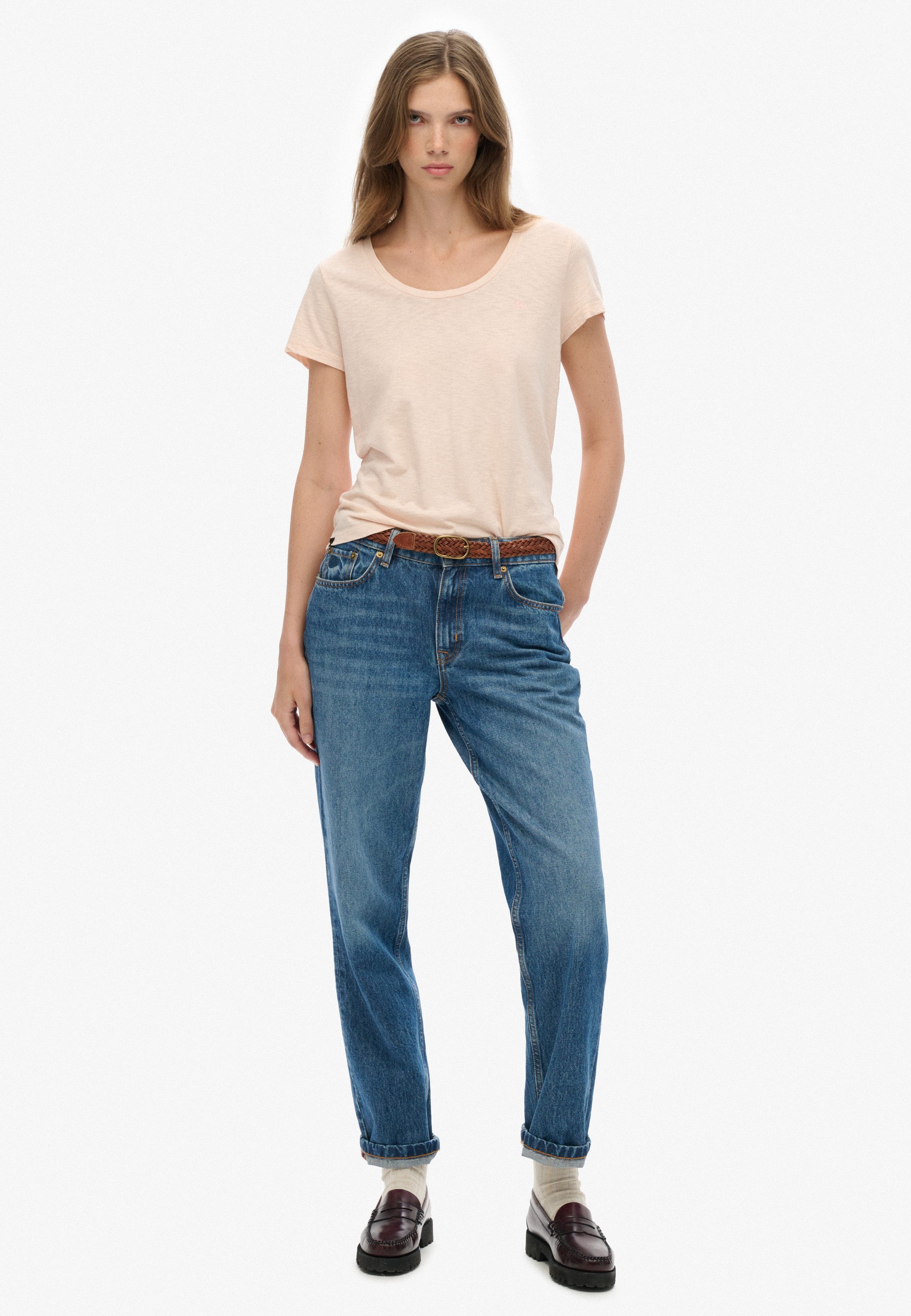 Superdry T-shirt STUDIOS SCOOP NECK TEE