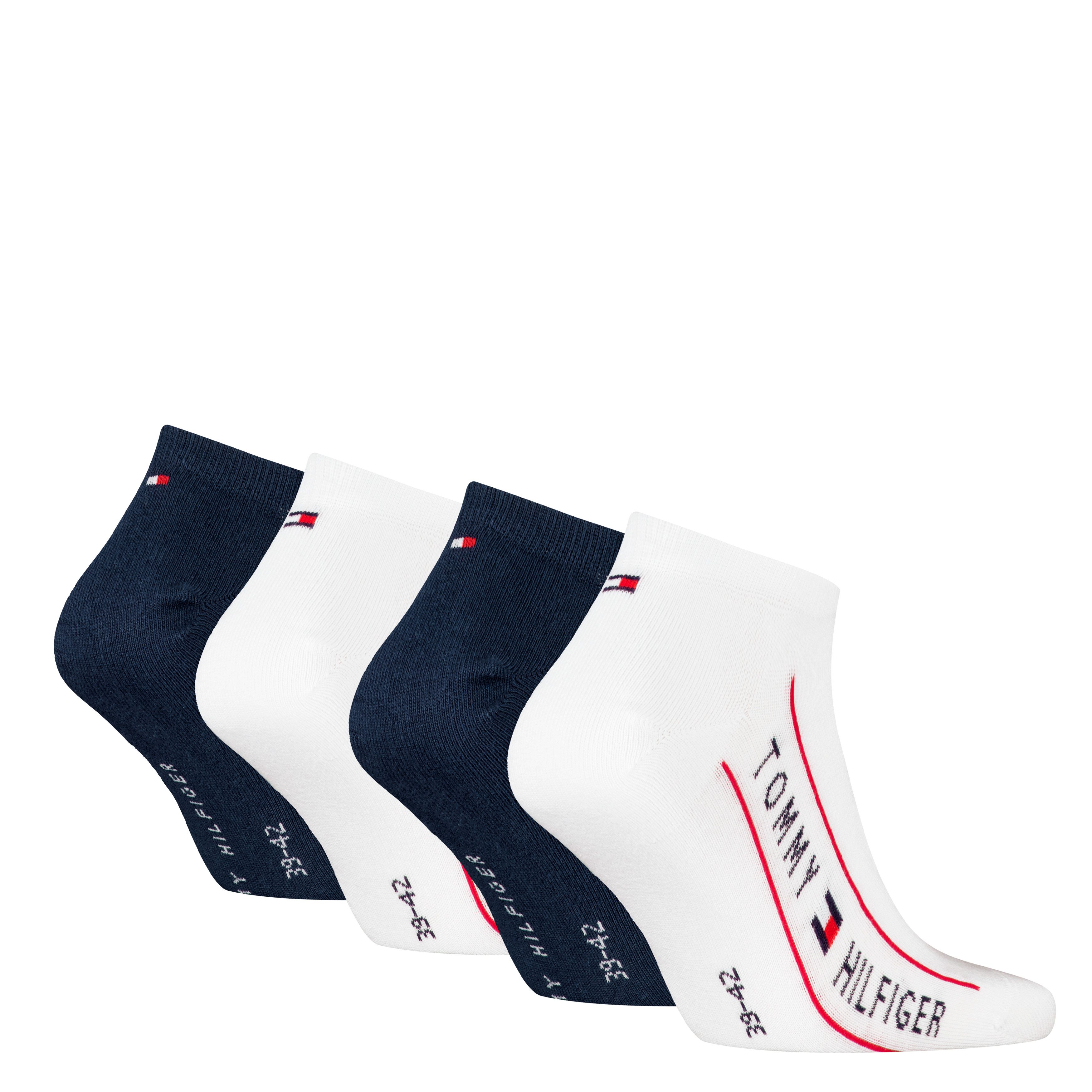 Tommy Hilfiger Sokken TH MEN SNEAKER 4P TH LOGO ECOM (4 paar)