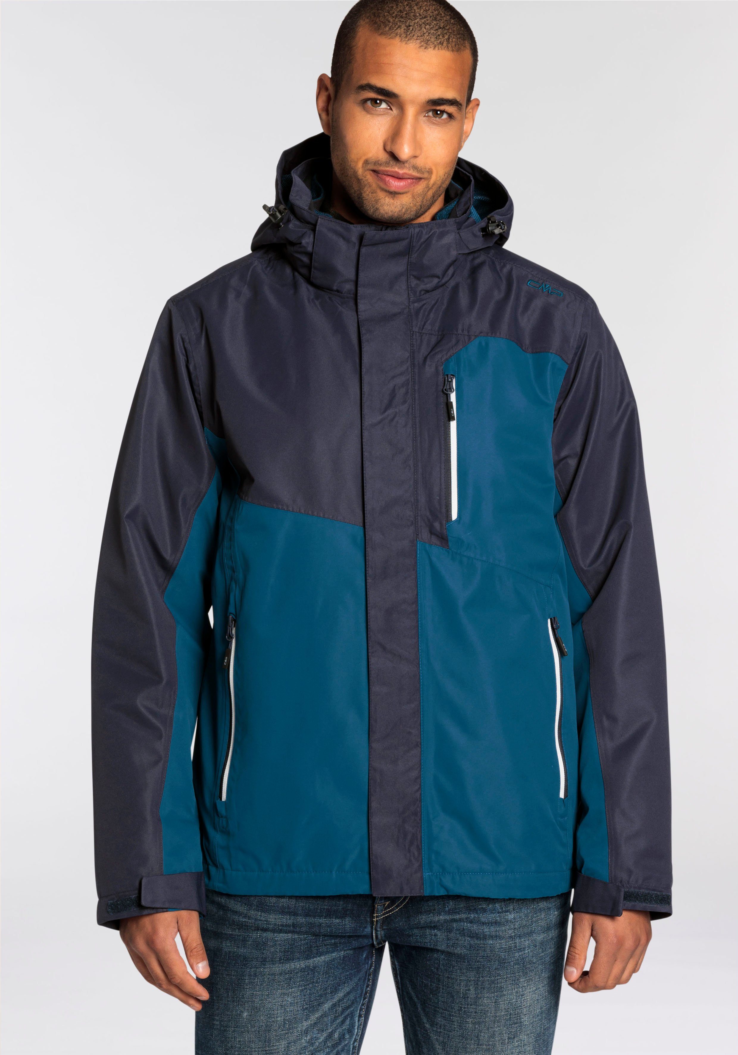 CMP Functioneel 3-in-1-jack Sneldrogend & Ademend & Warm heren trainingsjacks maat 46 blauw