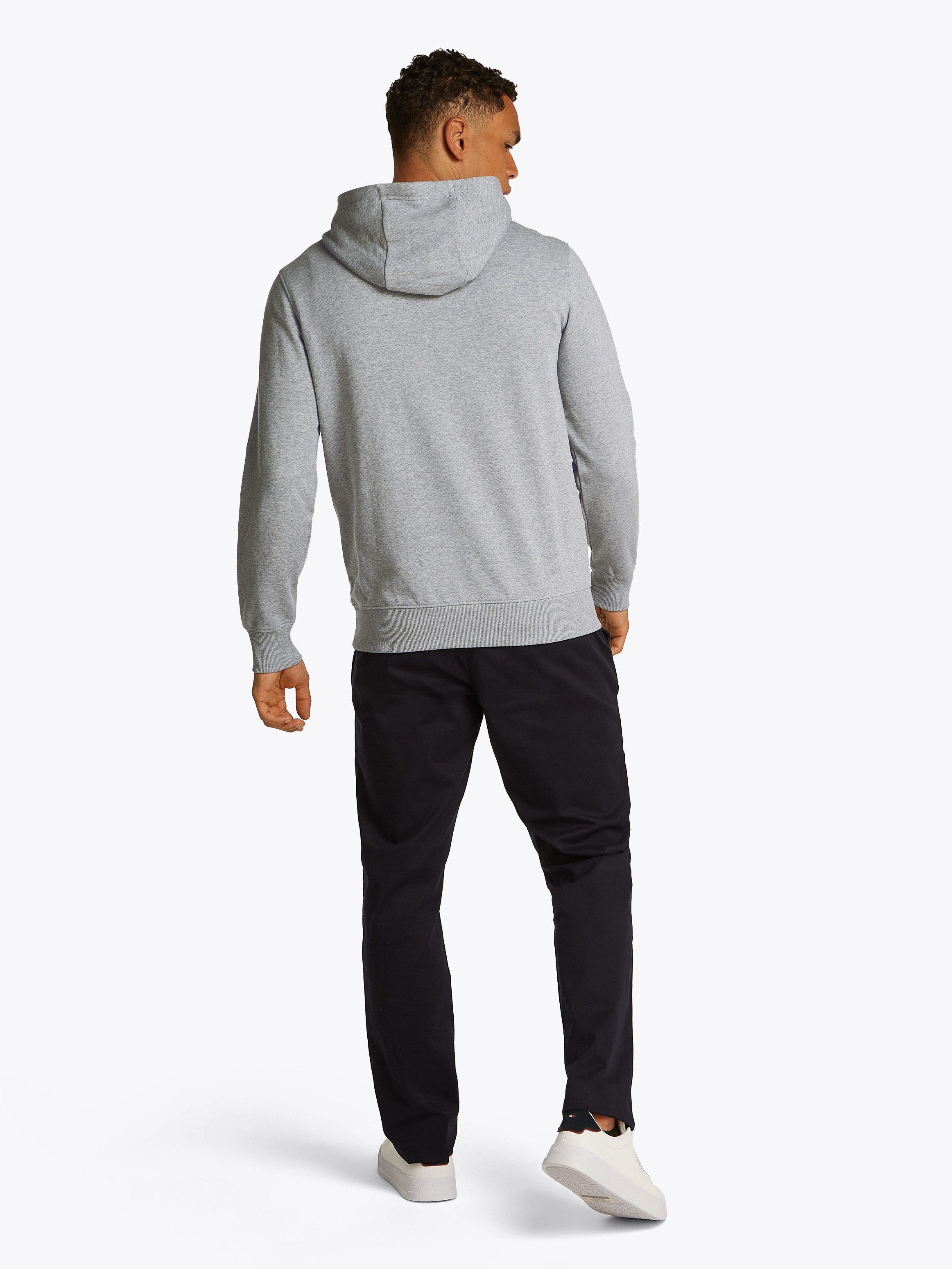 Tommy Hilfiger Hoodie HILFIGER CENTER STACK HOODY met grote meerkleurige print