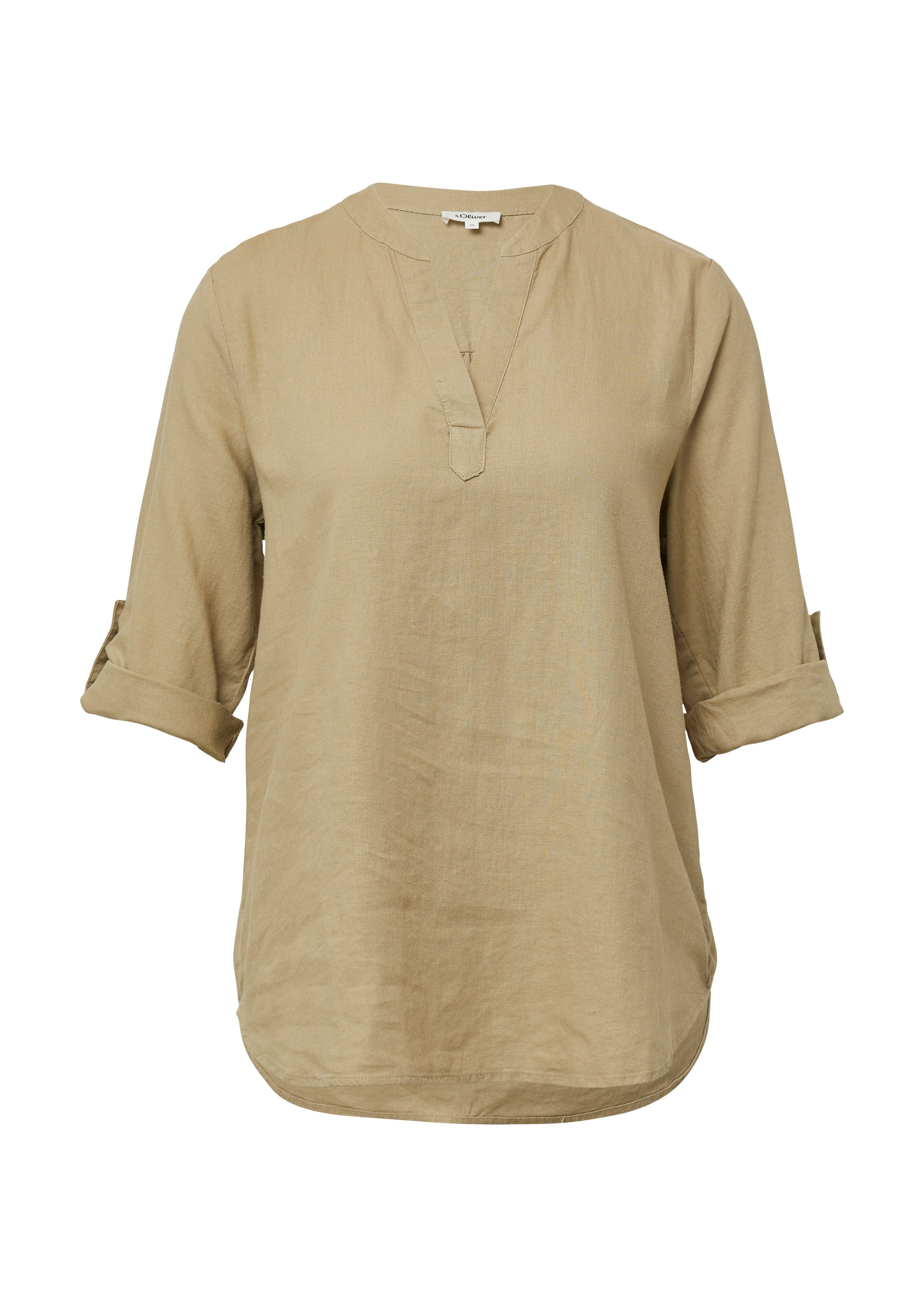 s.Oliver Klassieke blouse met turn-up