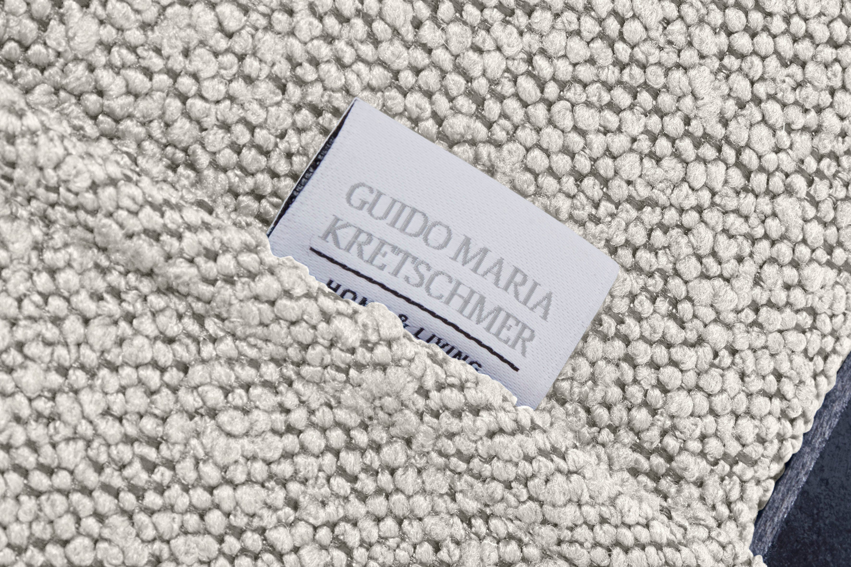 Guido Maria Kretschmer Home&Living 3-zitsbank Chamby New bouclé-structuurbekleding met stiksels bij de leuning