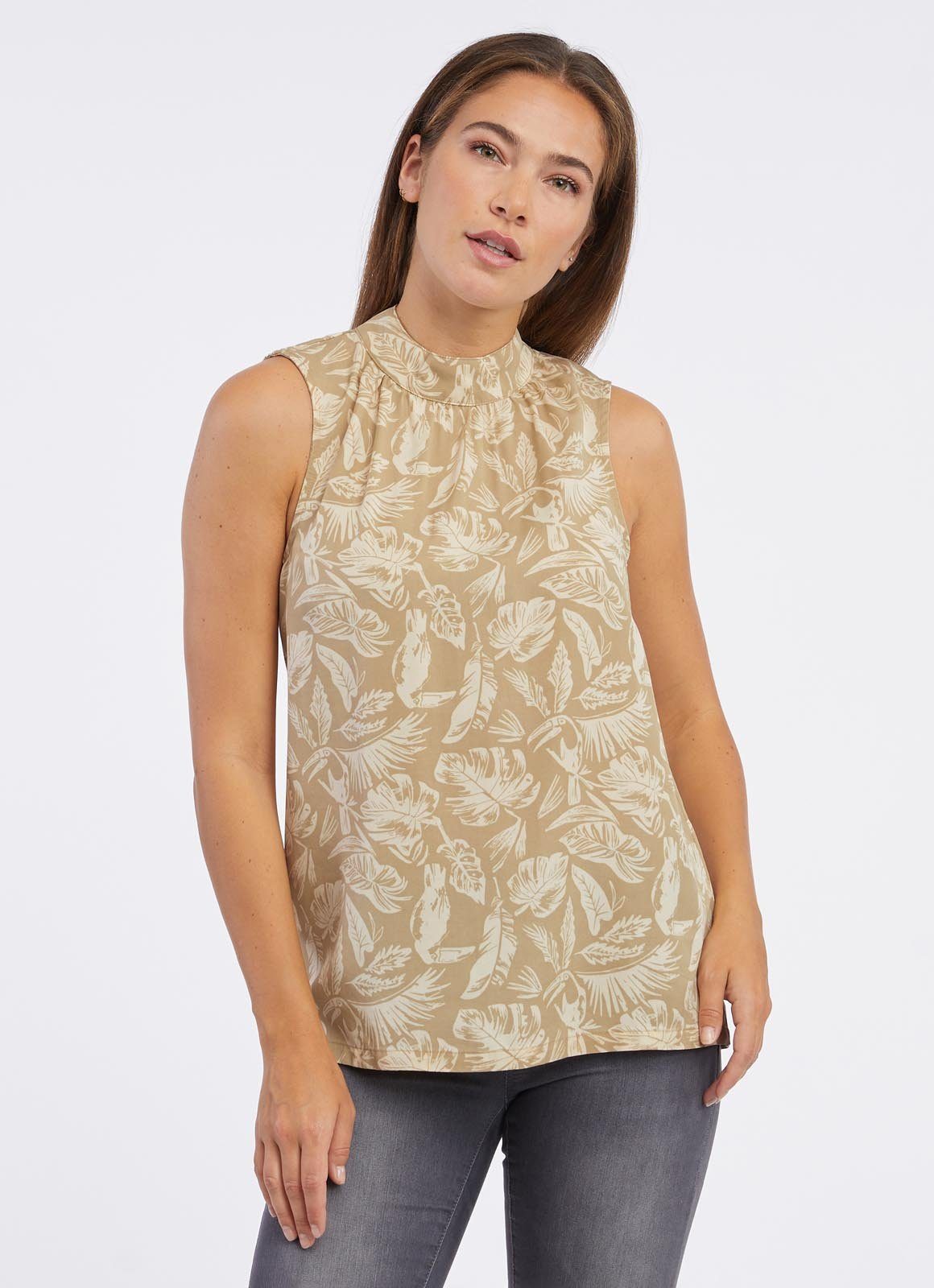 Ragwear Haltertop ANGYC PRINT TOP ORG met halternek in relax fit