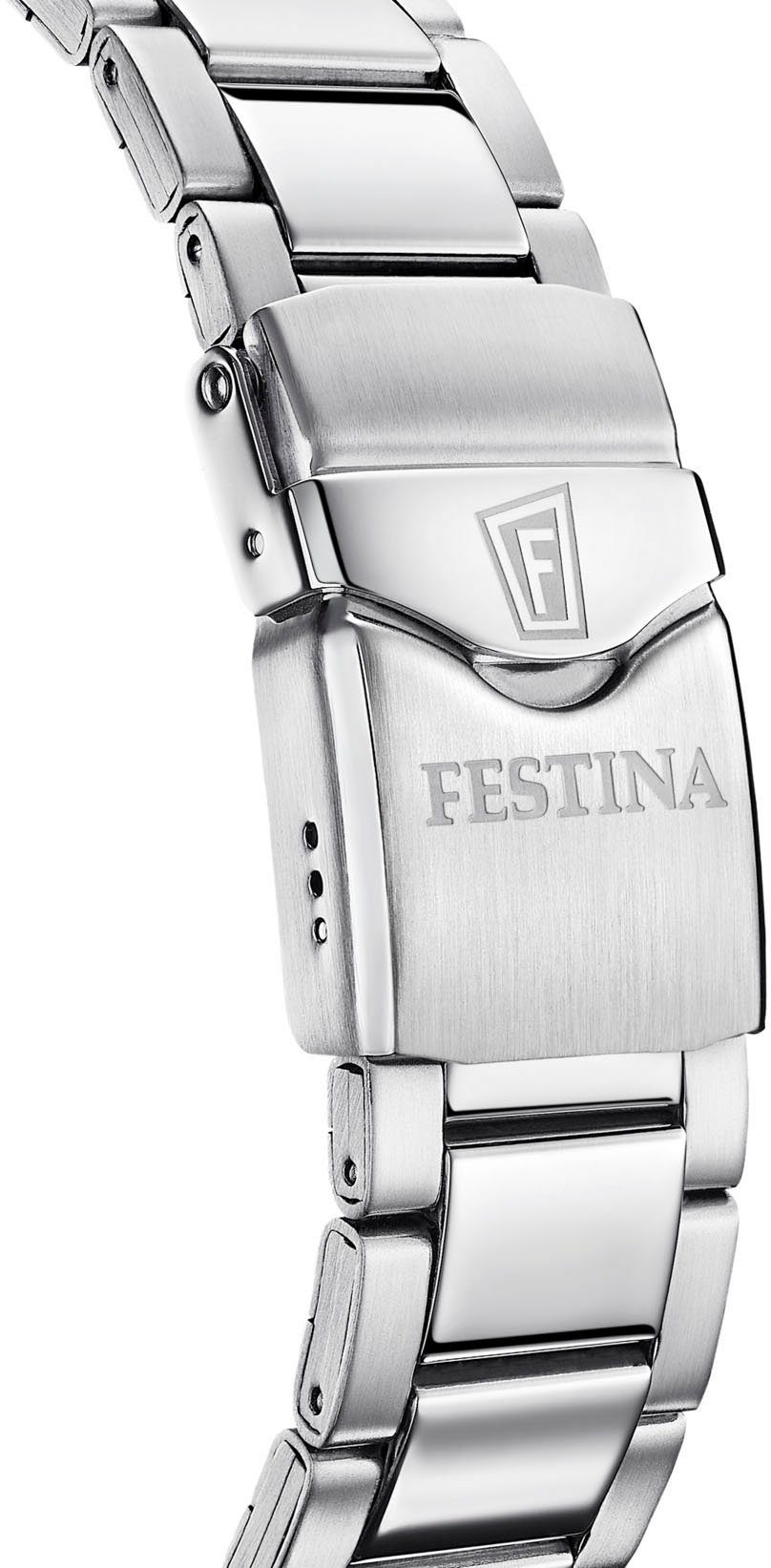 Festina Duikhorloge Diver Collection Horloge, quartz, herenhorloge, roestvrijstalen band, tot 20 bar waterdicht.