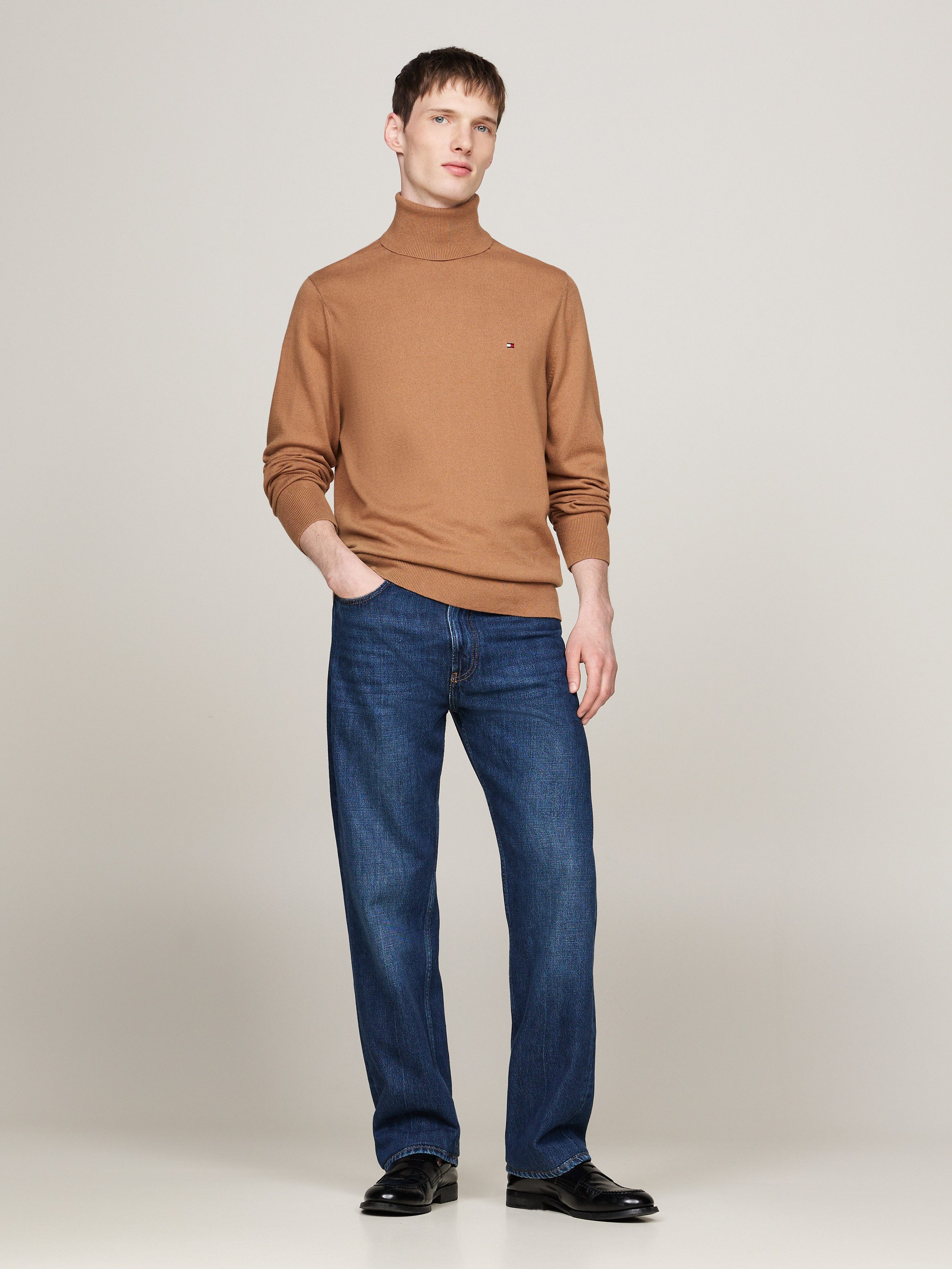 Tommy Hilfiger Coltrui PIMA ORG CTN CASHMERE ROLL NECK