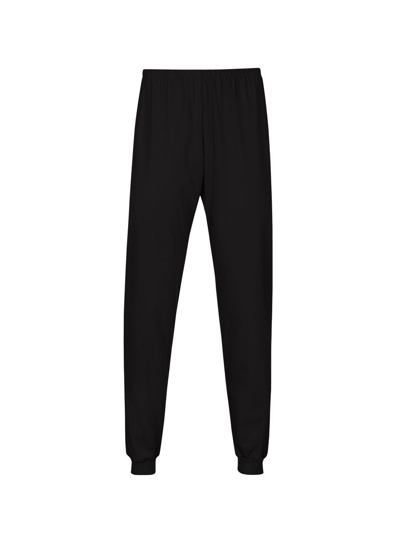 Trigema Pyjama Trigema pyjamabroek manchetten (1-delig) kinderen pyjama's maat XS zwart