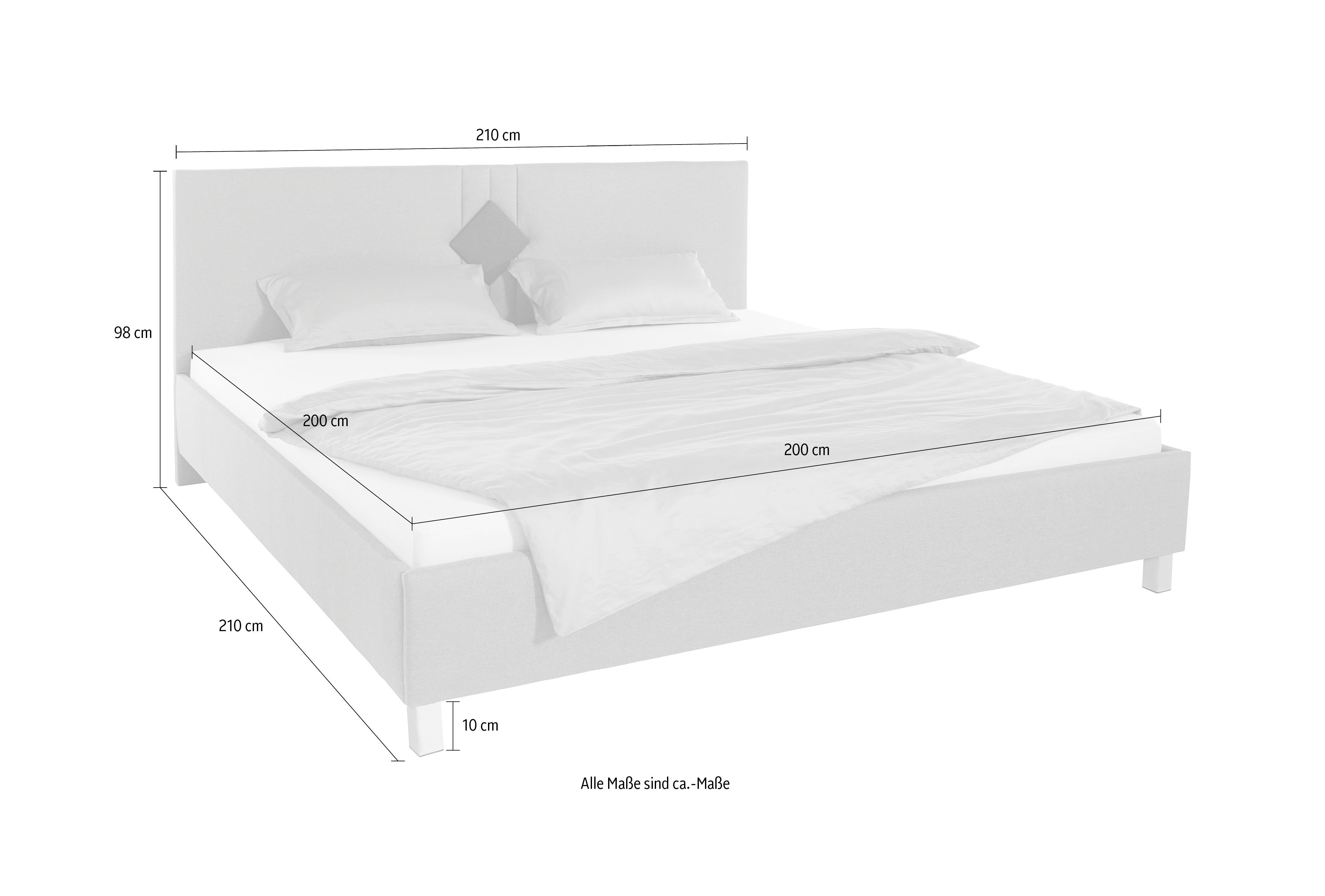 Westfalia Polsterbetten Gestoffeerd bed