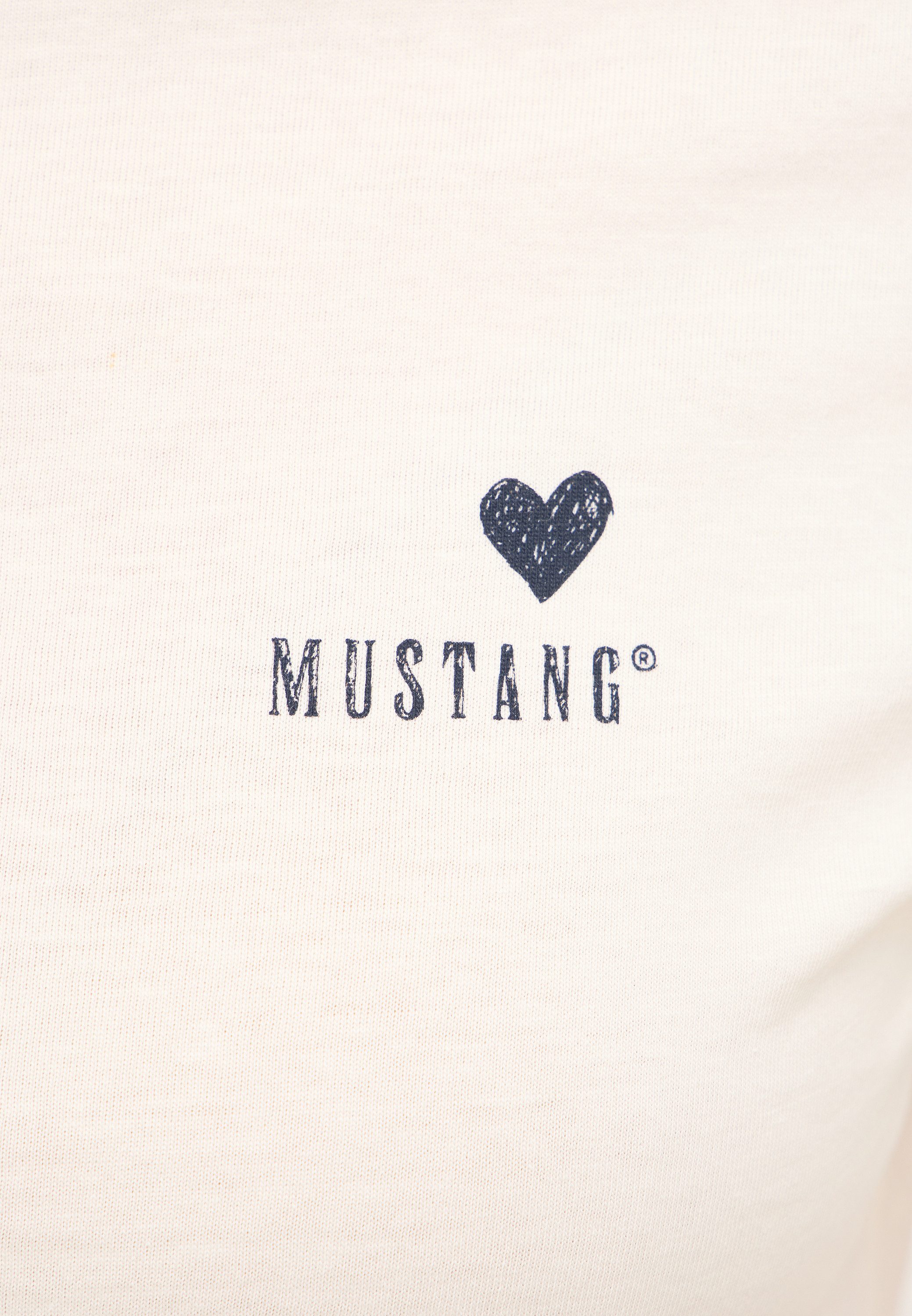 MUSTANG Shirt met korte mouwen Dames stijl Loa