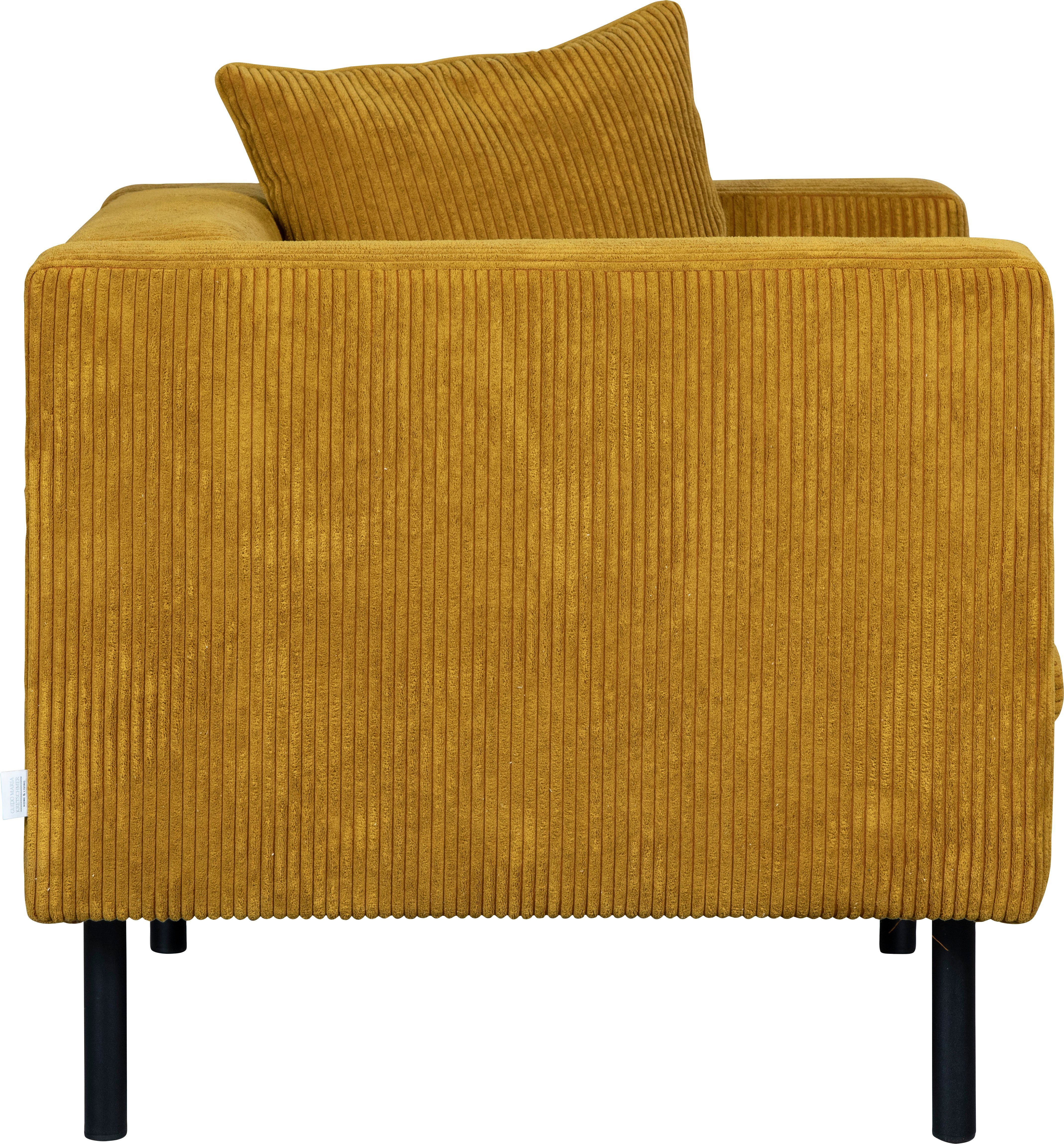 Guido Maria Kretschmer Home&Living Fauteuil Lillibeth cocktailsstoel, loungesstoel, afmetingen B/D/H: 90/74/83 cm Sierkussen als tweezijdig te gebruiken kussen 45x45 cm, in fluwelige look of cord