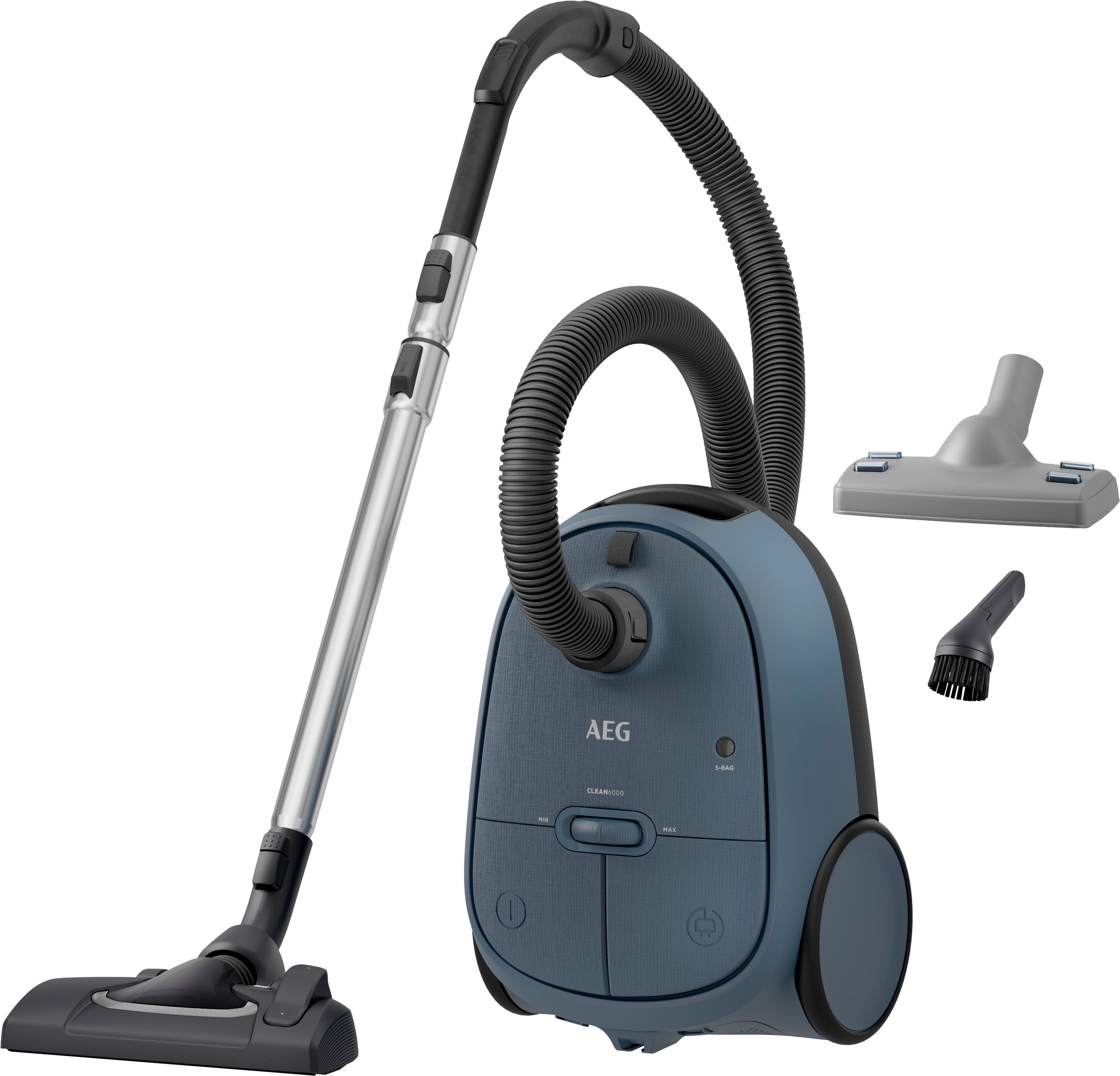 AEG Stofzuiger CLEAN 6000 (AB61C2DB) hoog zuigvermogen, inclusief extra zuigmonden, 50% recyclingkunststof