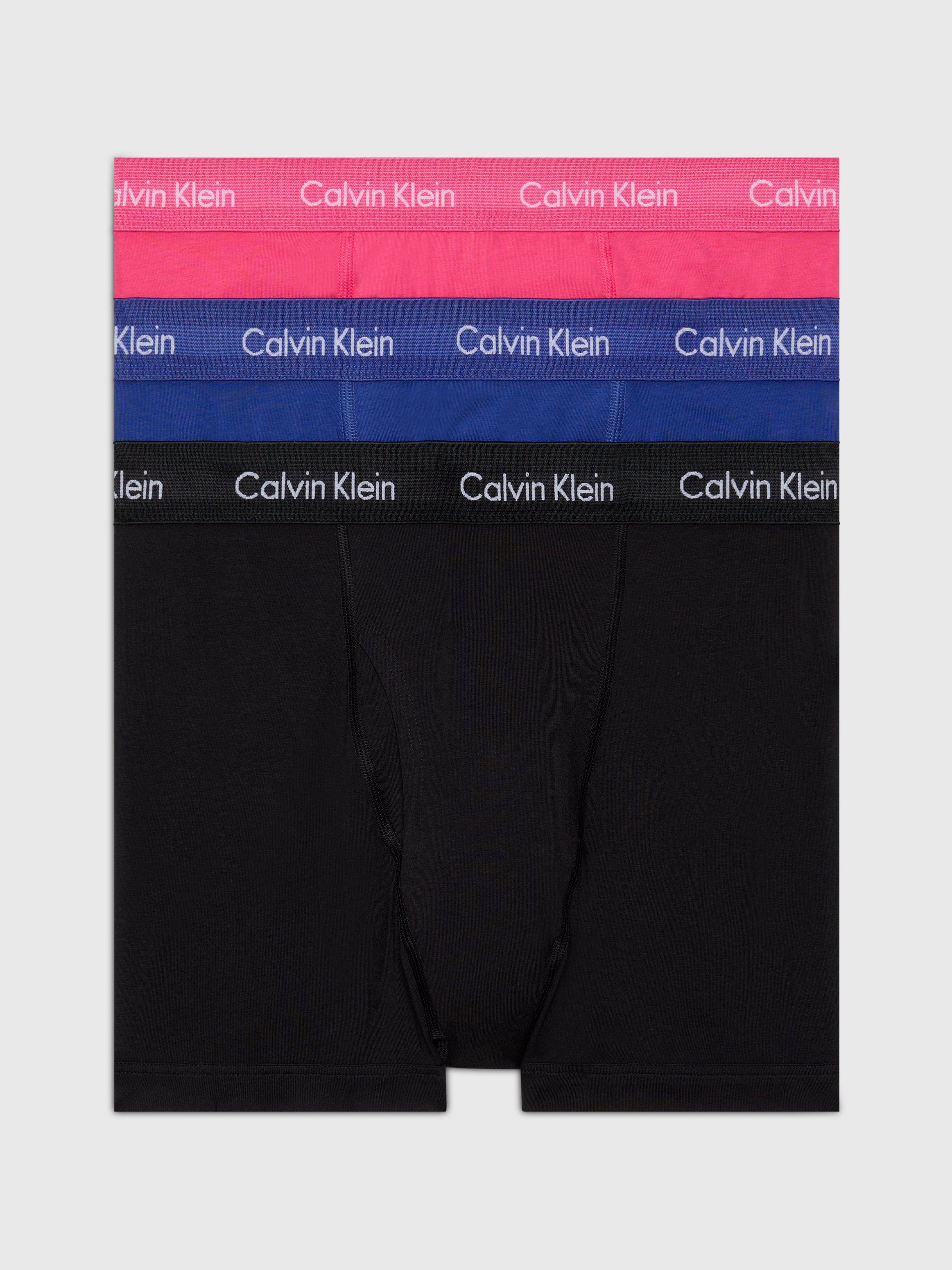 Calvin Klein Underwear 3-Pack Trunks Pink- Heren Pink