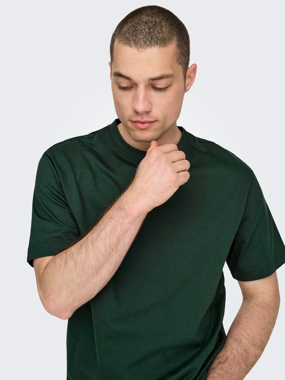 ONLY & SONS Shirt met ronde hals ONSFRED RLX SS TEE