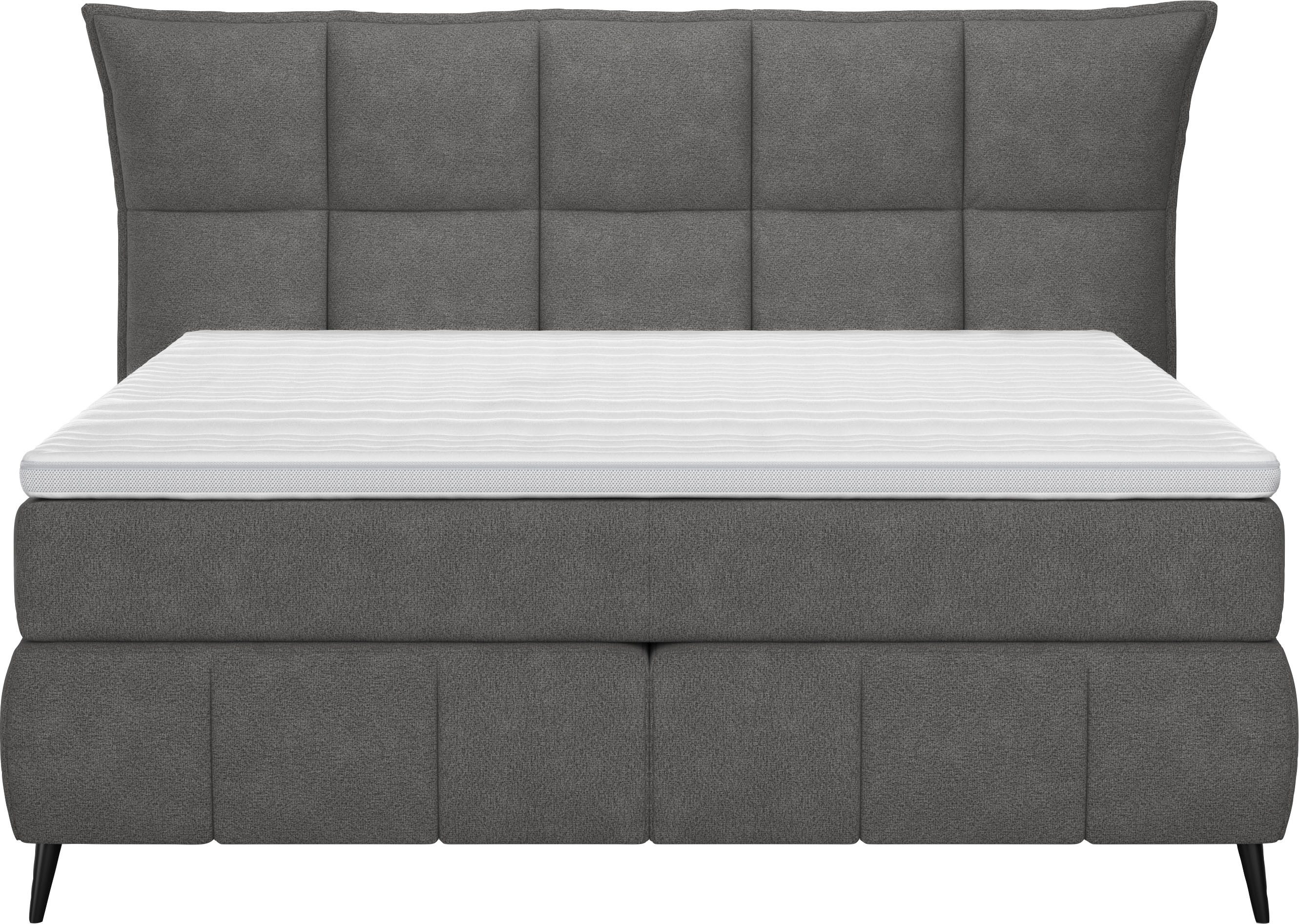 COTTA Boxspring Sarah inclusief topper, 2 matraskernen, hardheden h2, h3 of h4