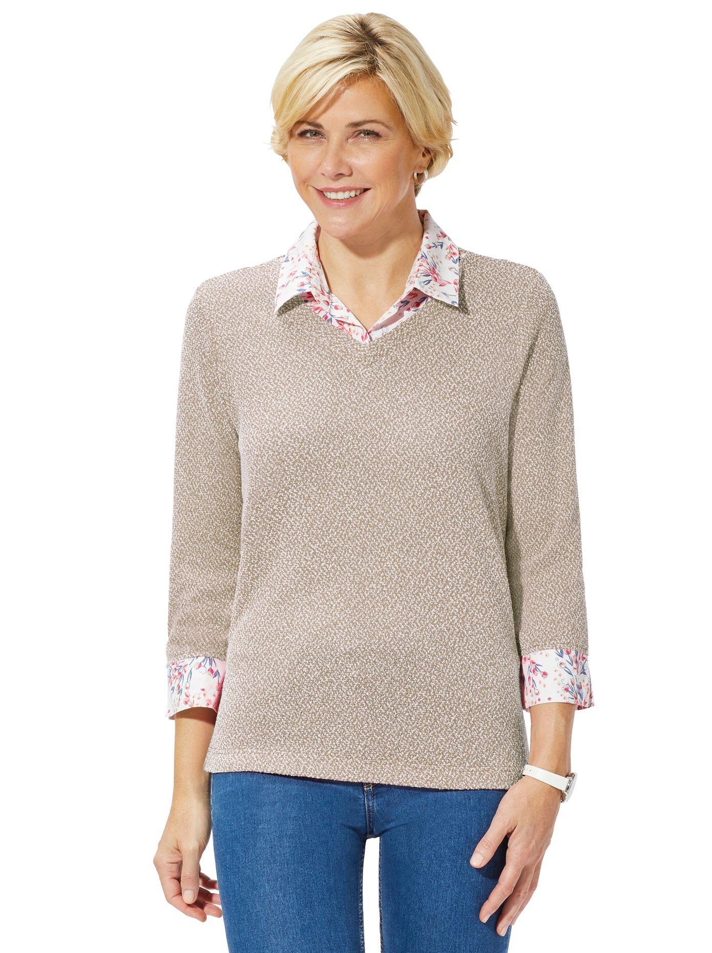 Classic Basics 2-in-1-shirt Shirt (1-delig)