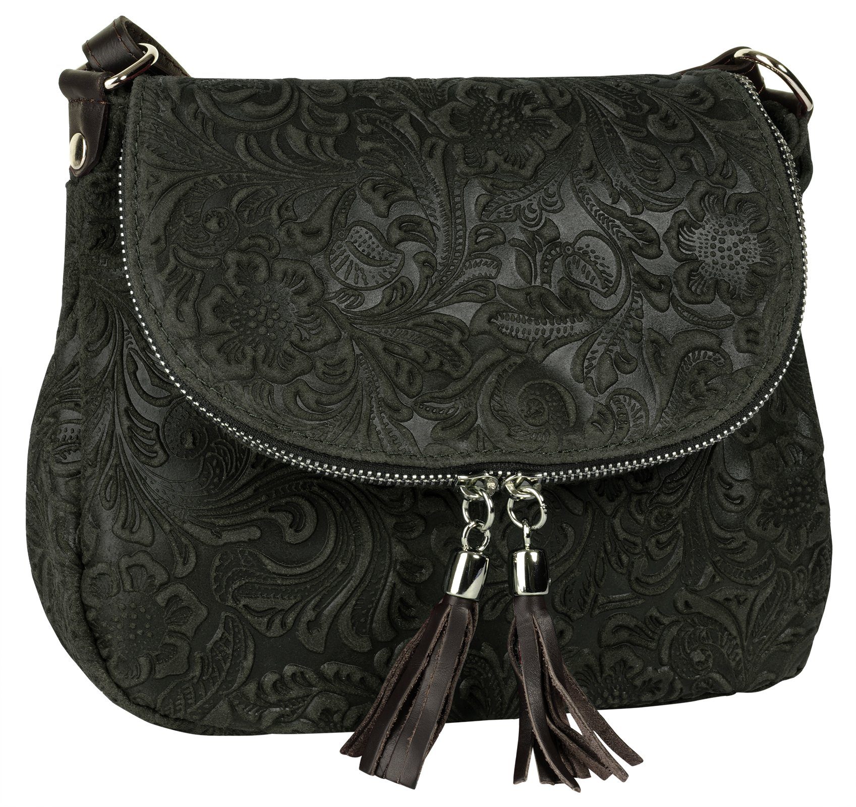 Samantha Look Schoudertas echt leer, made in italy