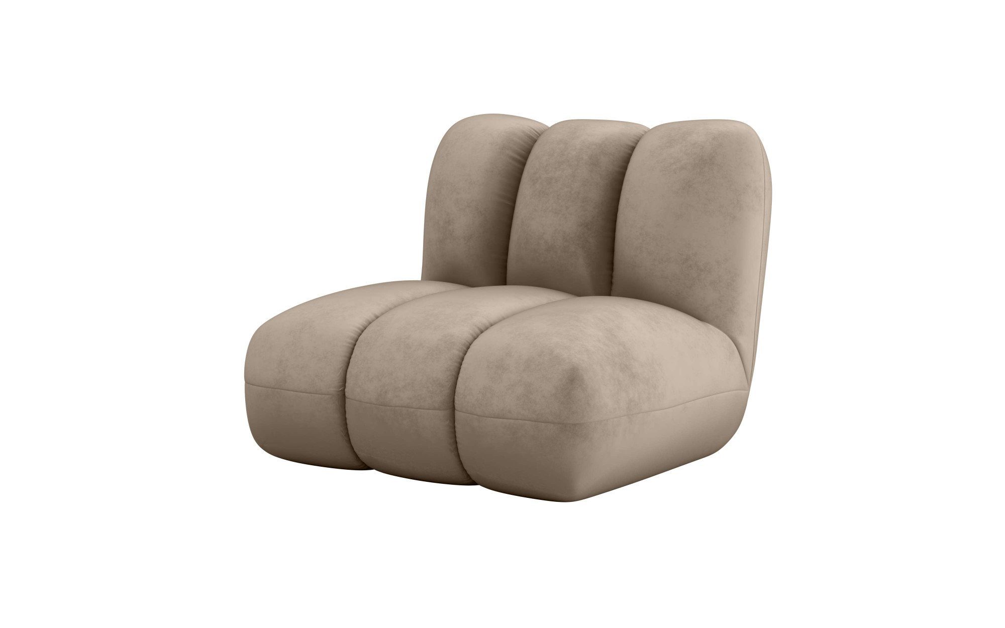 LeGer Home by Lena Gercke Fauteuil Priya loungefauteuil, moderne stiksels, ook in bouclé perfect individueel meubelstuk, gezellig en modern, b/d/h: 90/106/84 cm