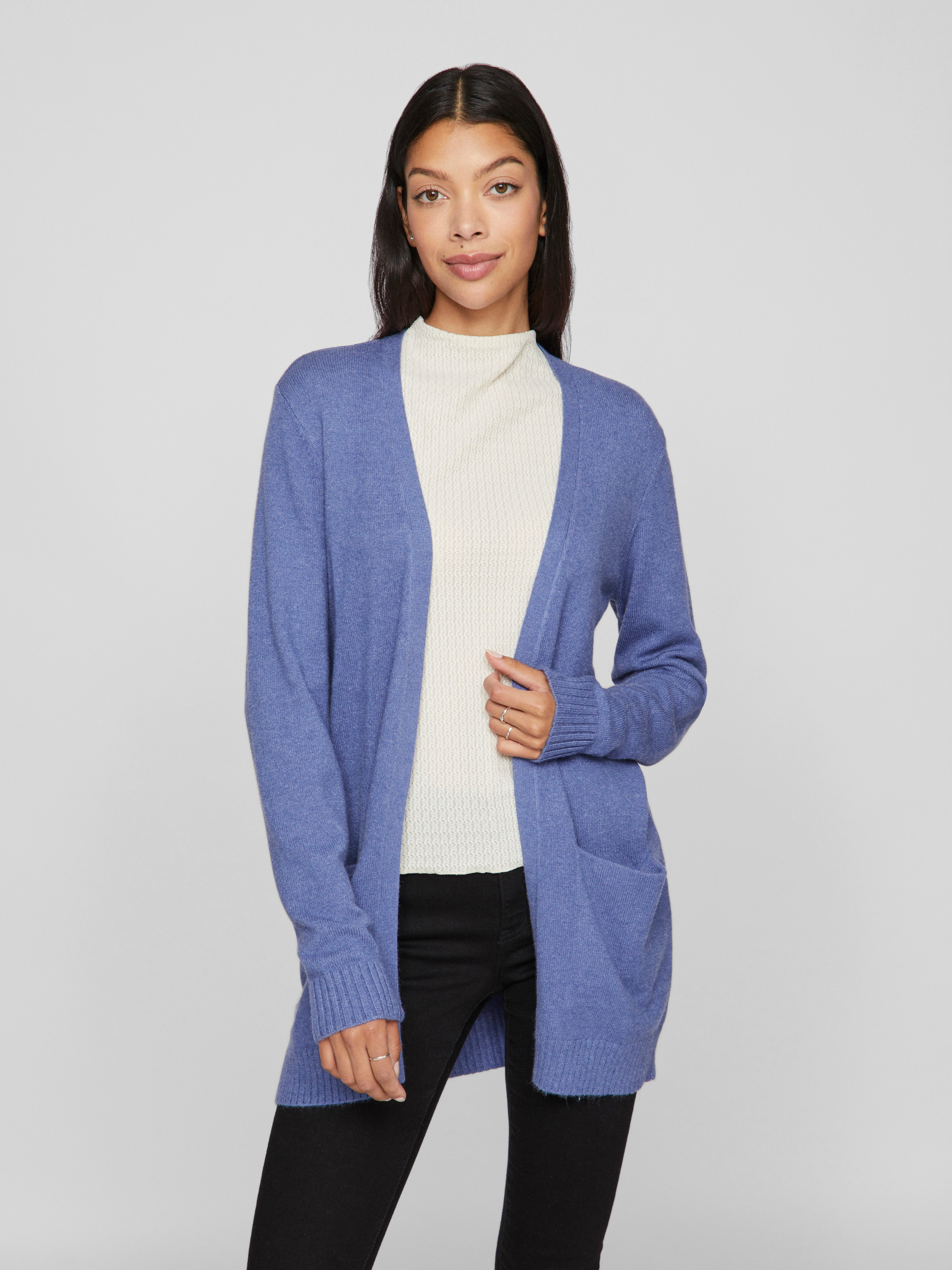 Vila Vest VIRIL OPEN L S KNIT CARDIGAN NOOS