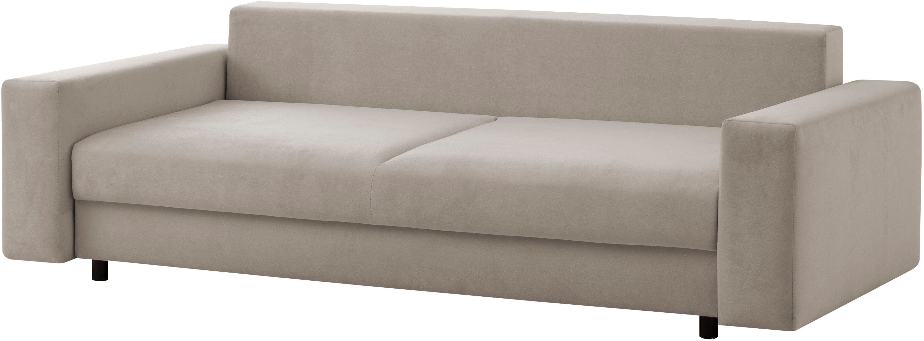 LeGer Home by Lena Gercke Slaapbank Imoga, kussen met slaapfunctie, 3-zits bank, bank met bedlade in moderne kleuren en stoffen, bedfunctie, ligoppervlak: 200x150 cm