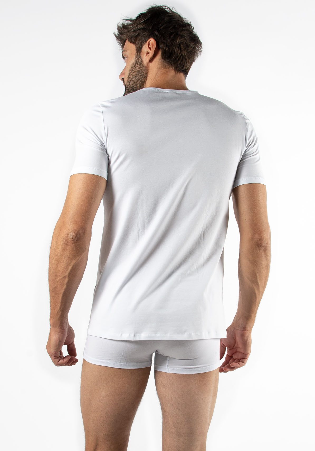 Fila T-shirt met klassiek ronde hals en korte mouwen (Set van 2)