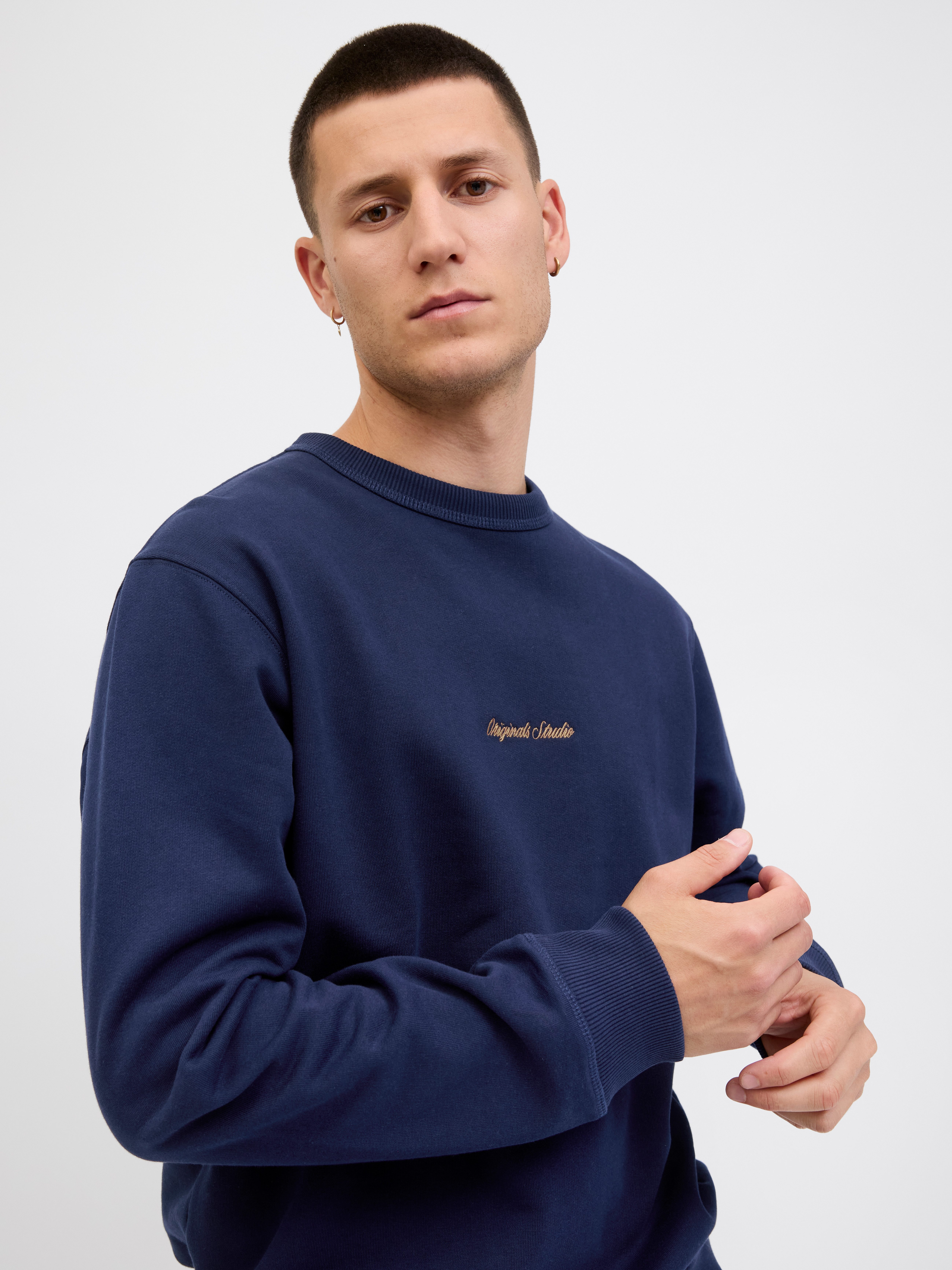 Jack & Jones Sweatshirt JORNORREBRO EMB SWEAT CREW NOOS