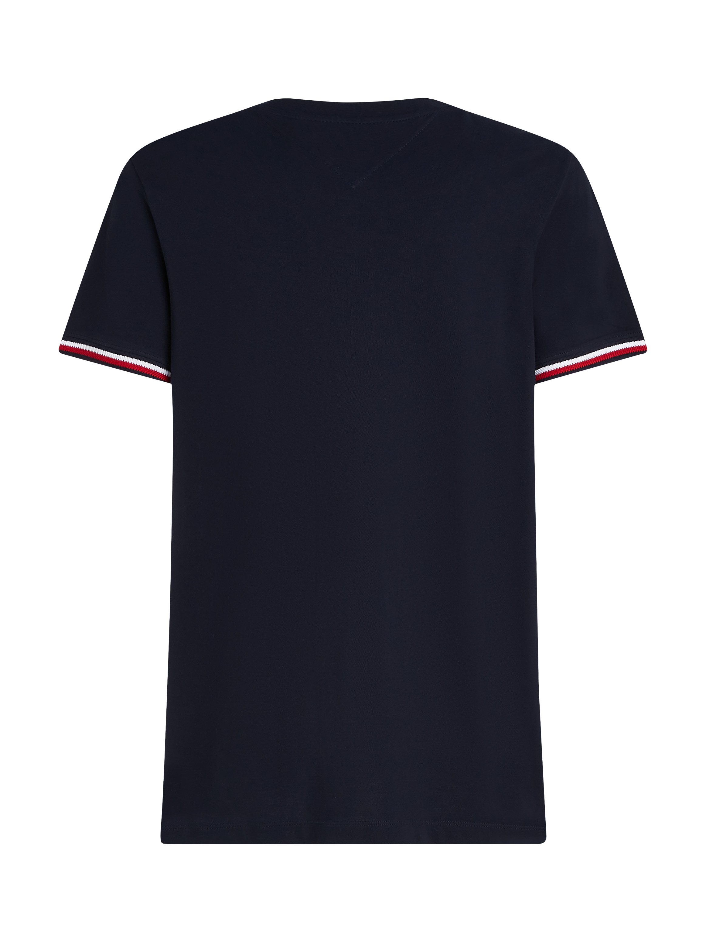 Tommy Hilfiger T-shirt GLOBAL STRIPE CUFF TEE