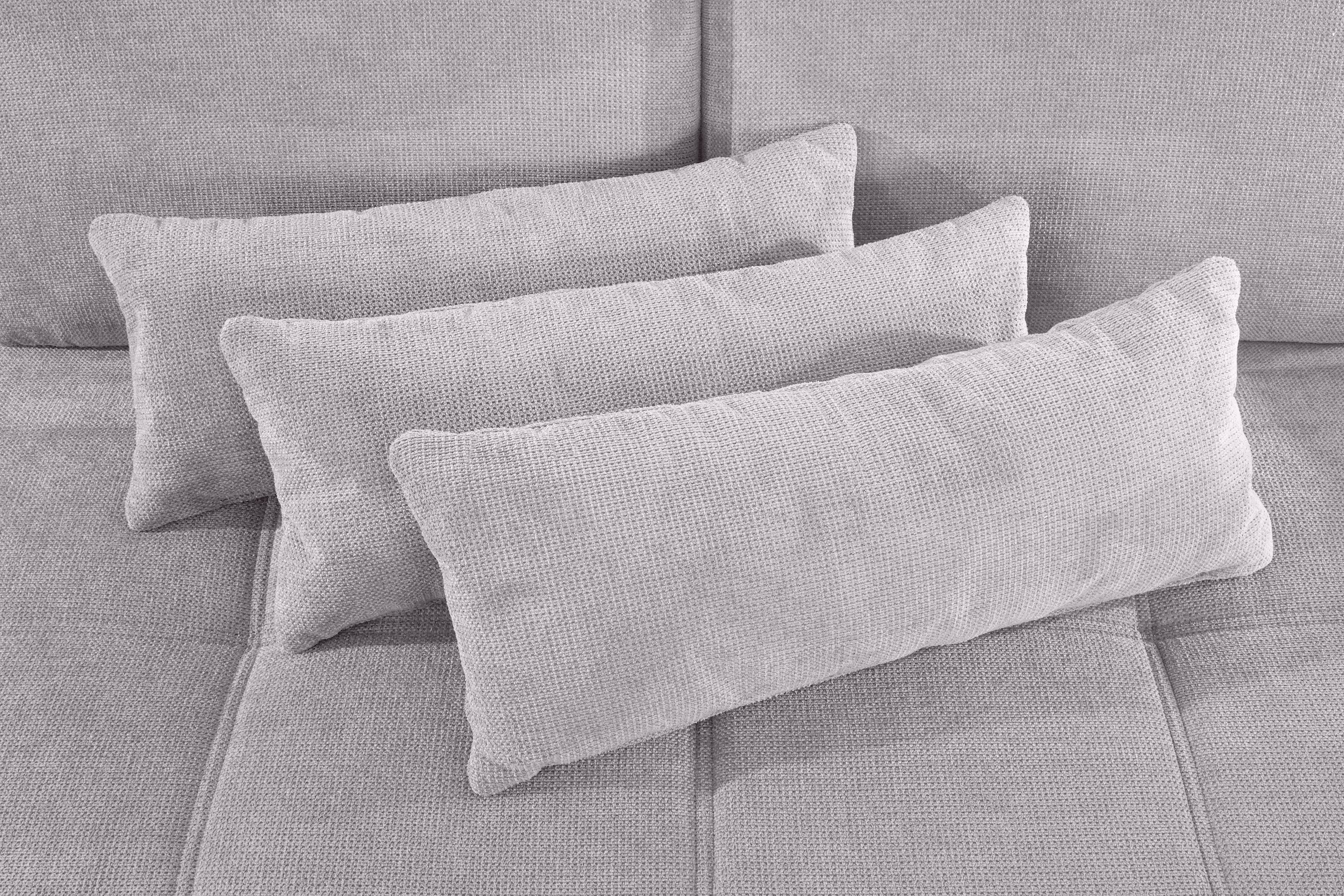 Places of Style Hoekbank Costello L-vorm, met zitdiepteverstelling, armleuningverstelling en